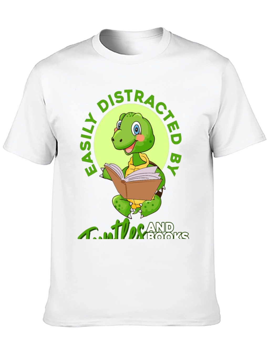 Turtle and Books T-Shirt