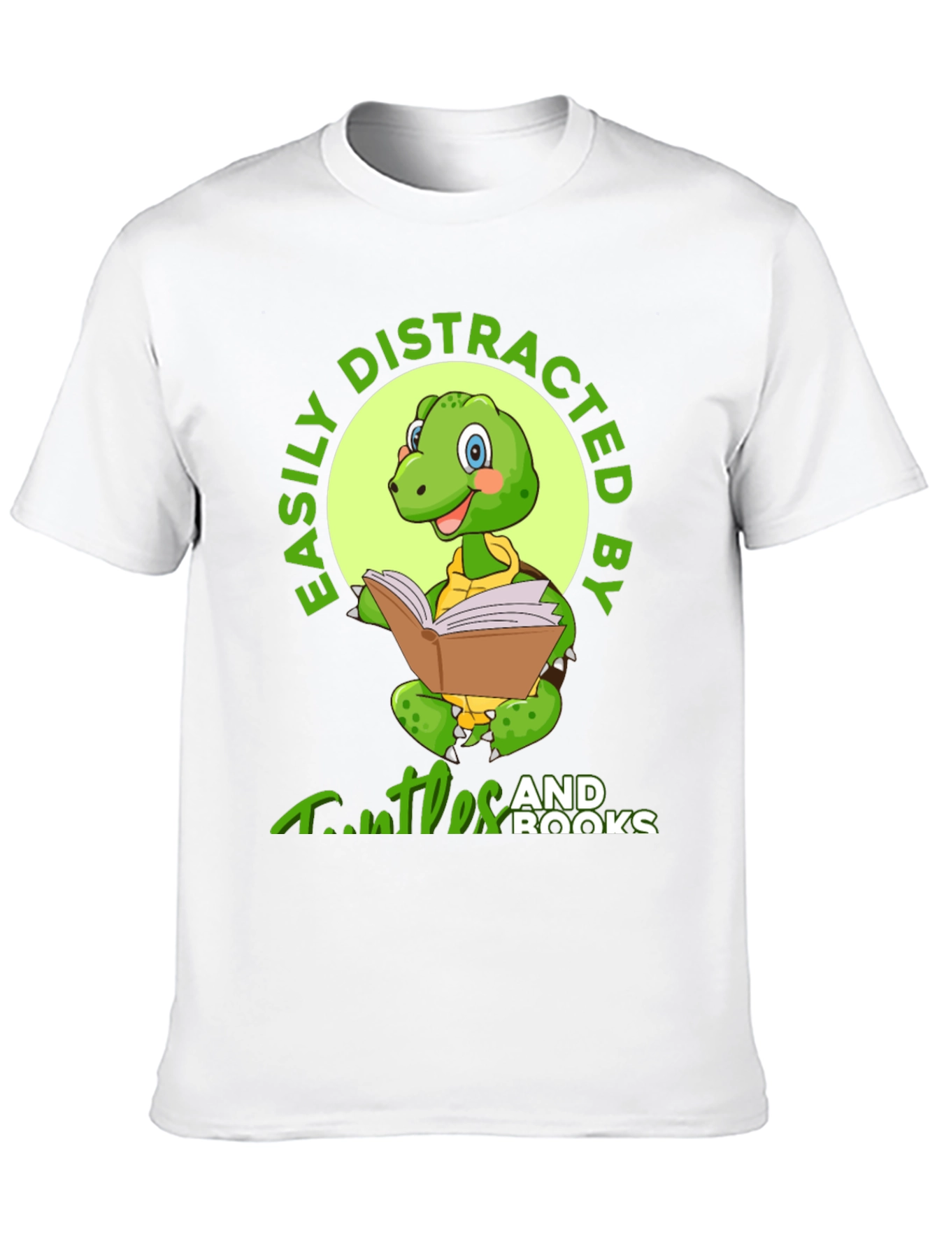 Turtle and Books T-Shirt