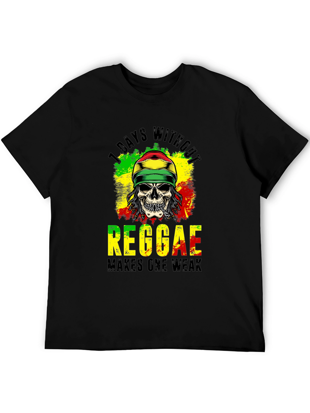 Reggae Skull Graphic Tee