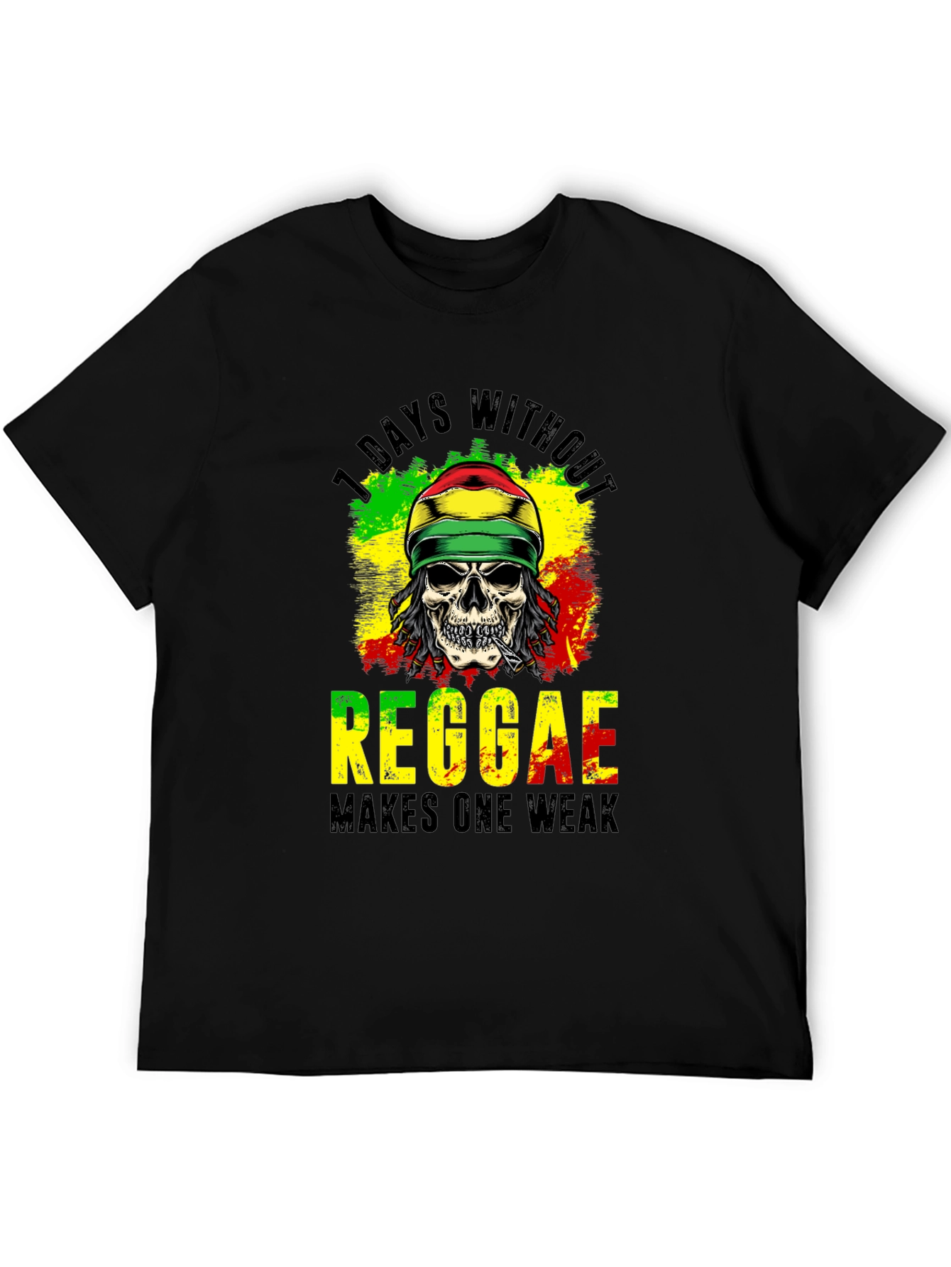 Reggae Skull Graphic Tee
