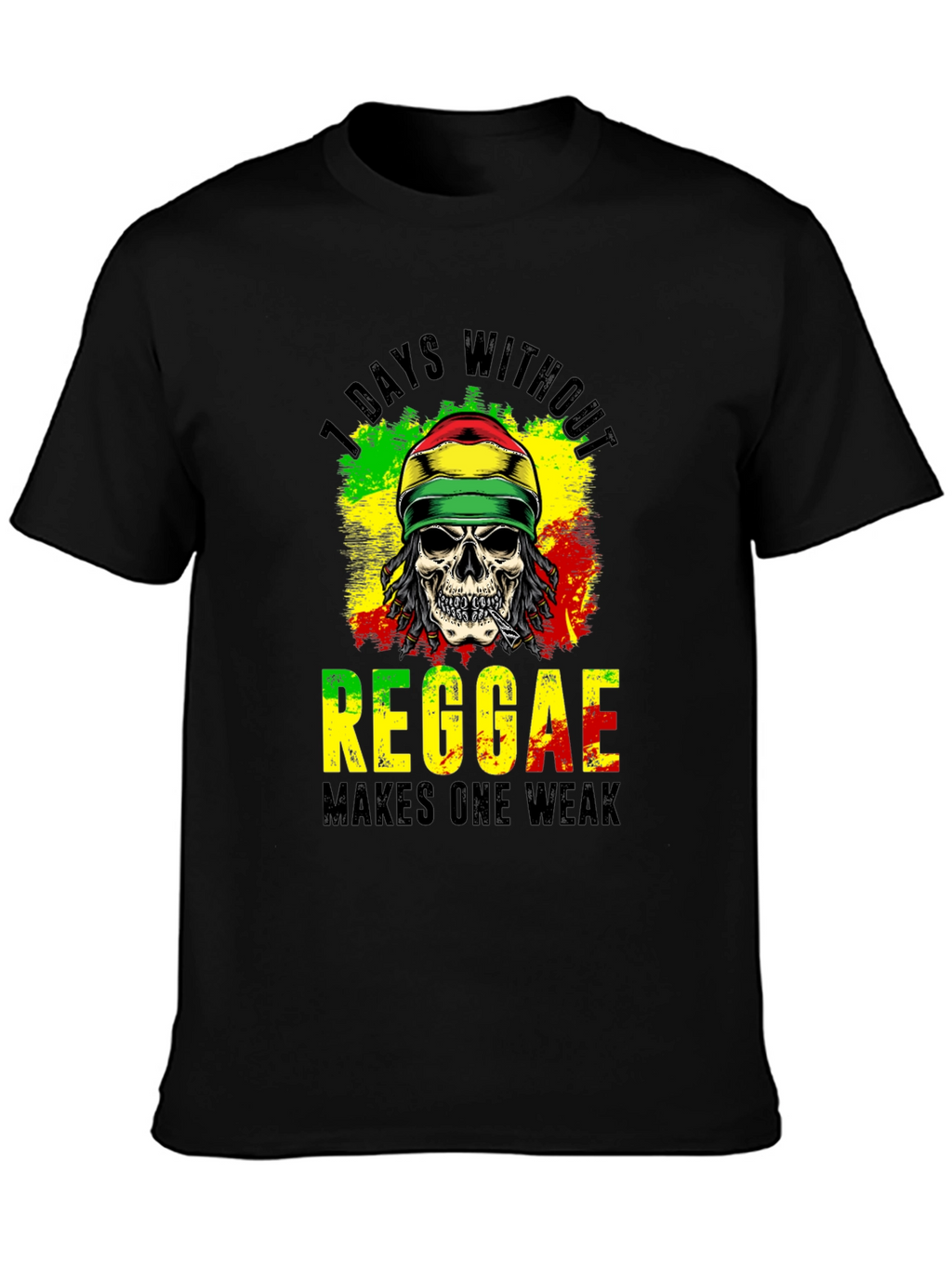 Reggae Skull Graphic Tee