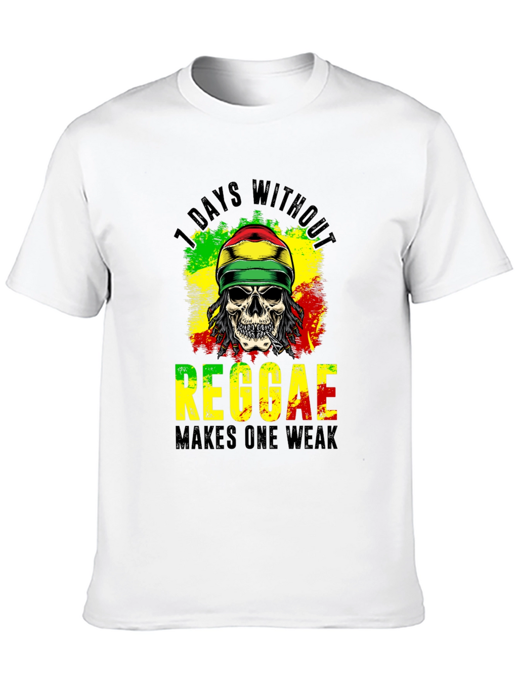 Reggae Skull Graphic Tee