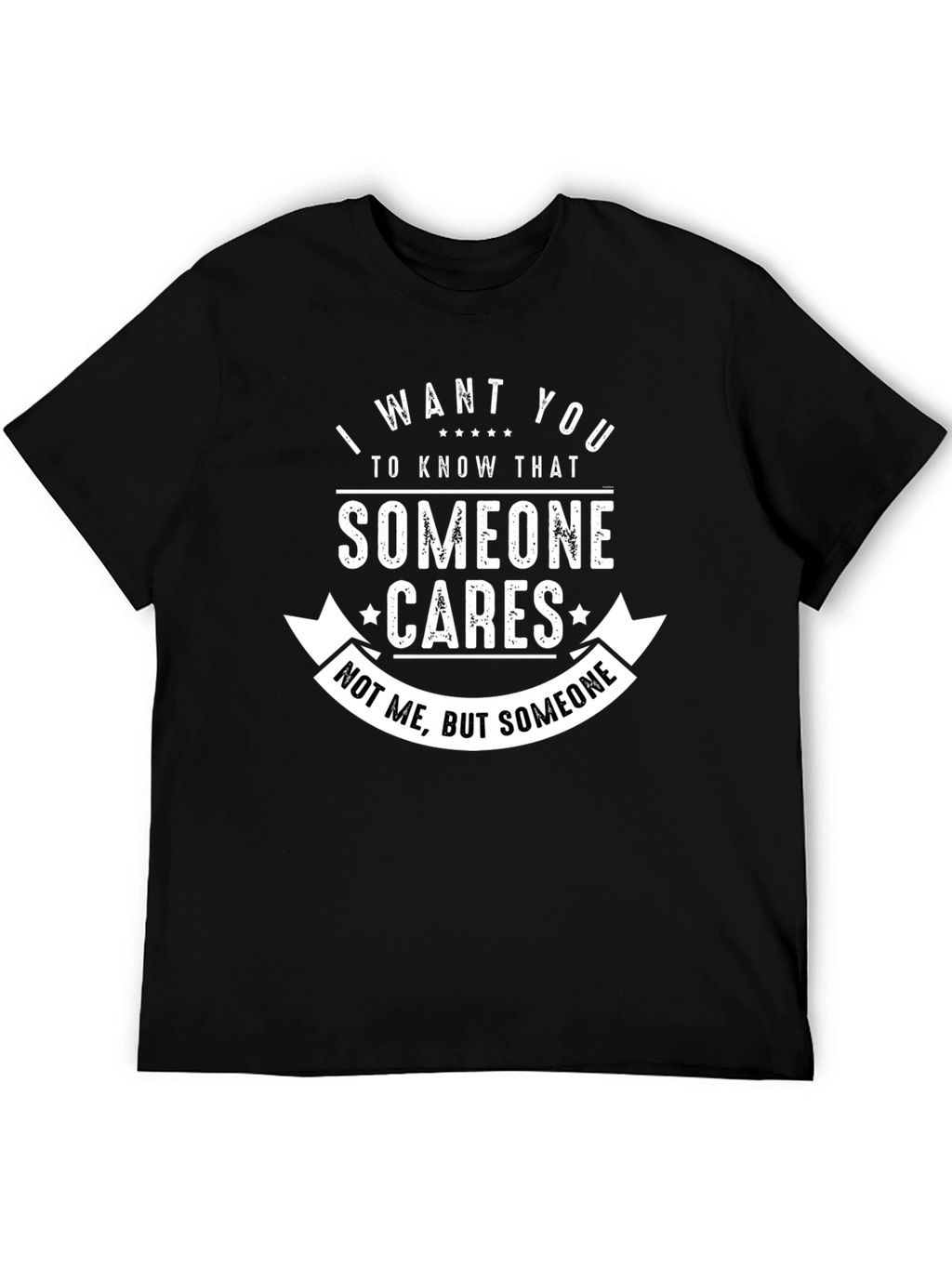 Funny Sarcastic Someone Cares Graphic T-Shirt