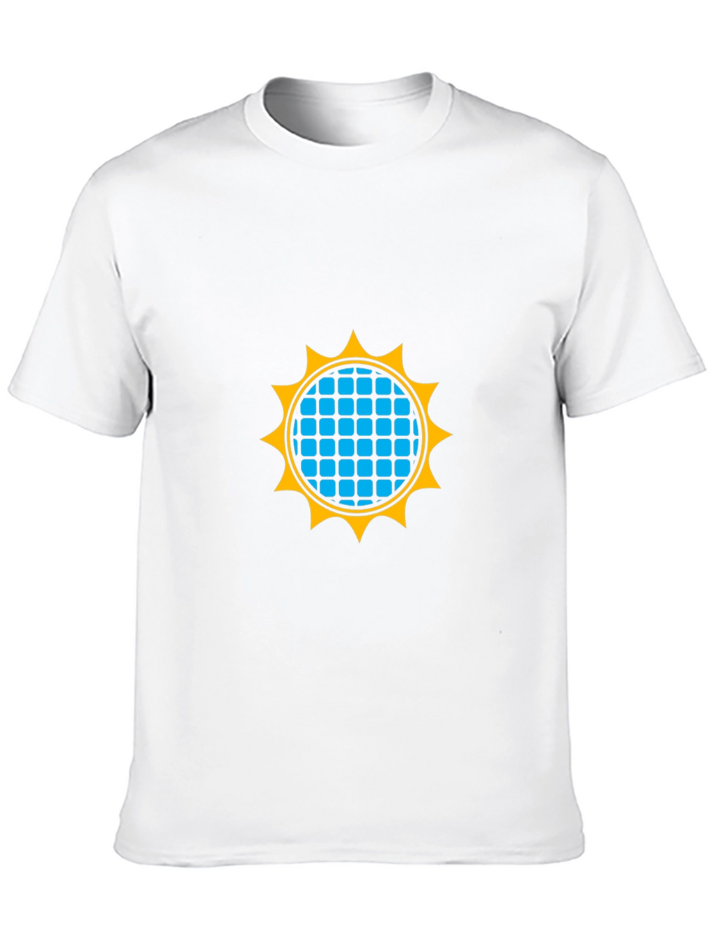 Geometric Sun Graphic Black T-Shirt