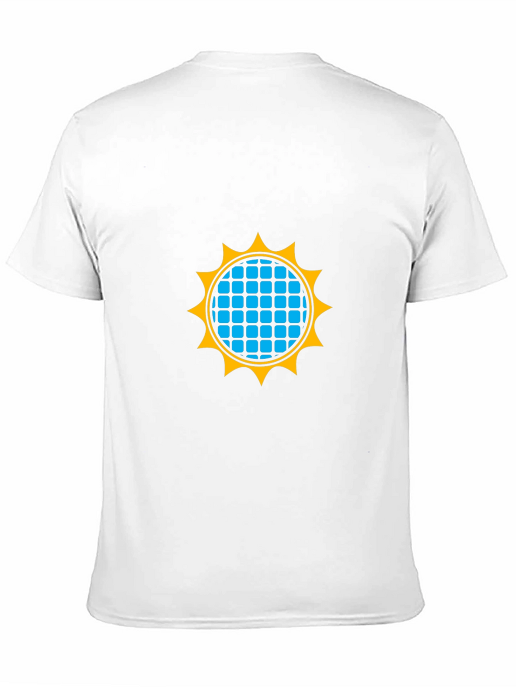 Geometric Sun Graphic Black T-Shirt