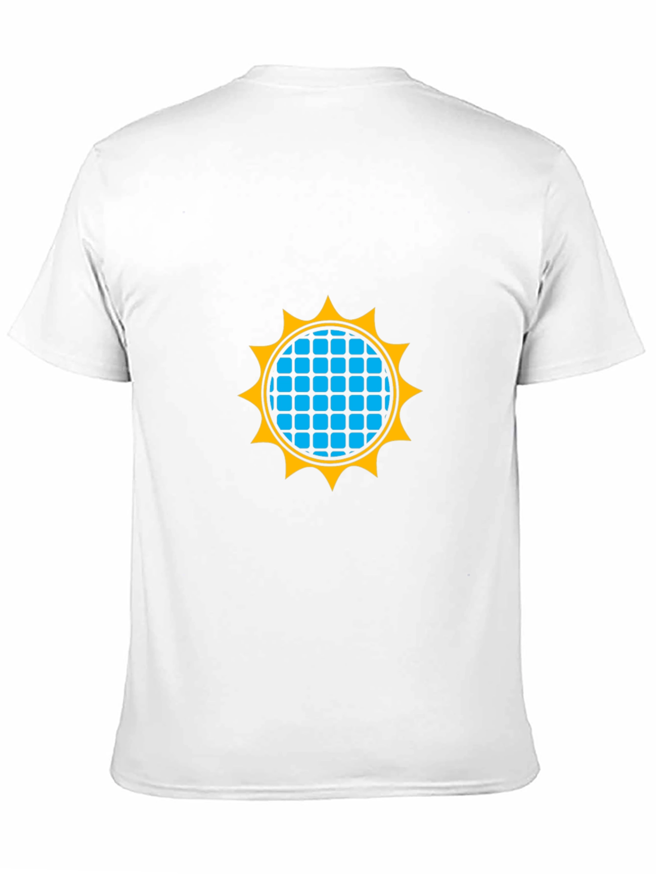 Geometric Sun Graphic Black T-Shirt