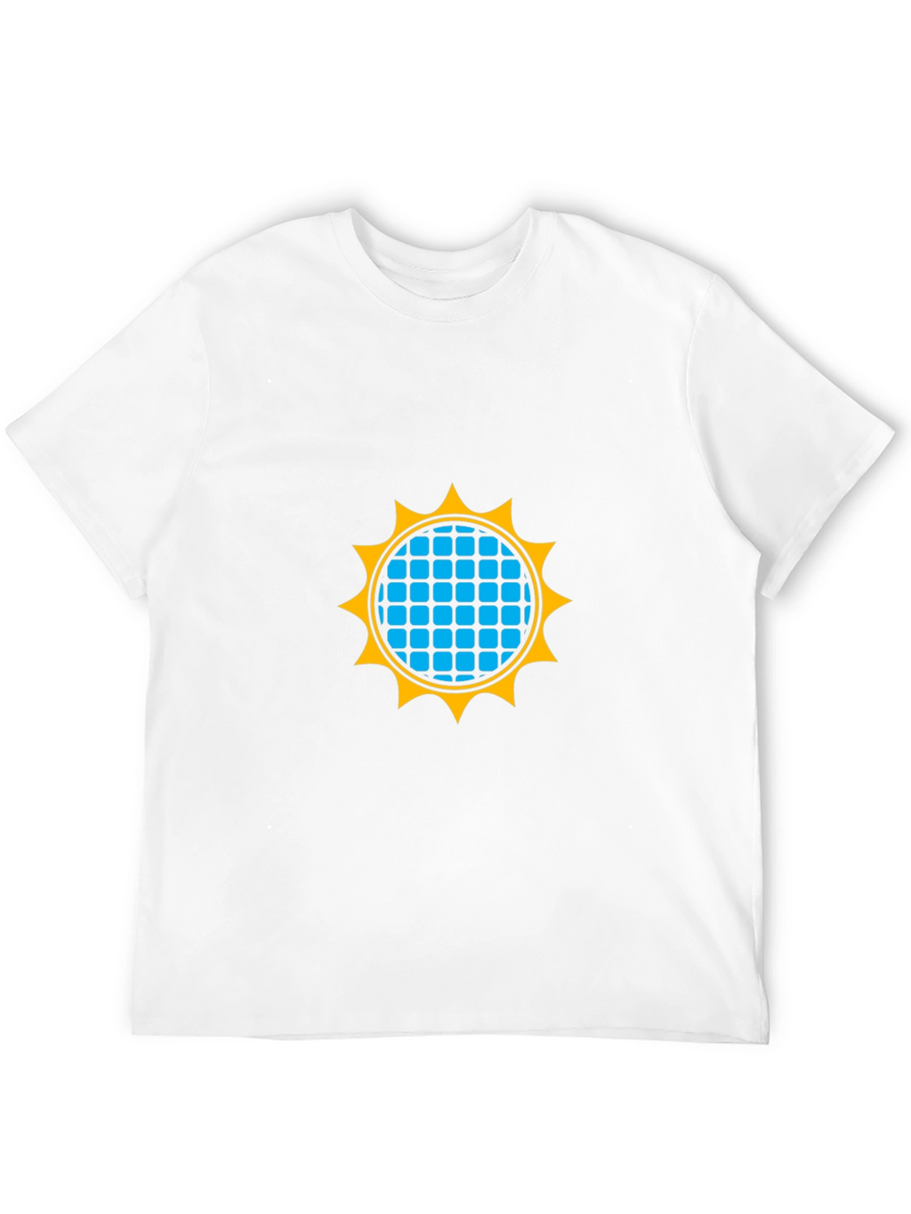 Geometric Sun Graphic Black T-Shirt