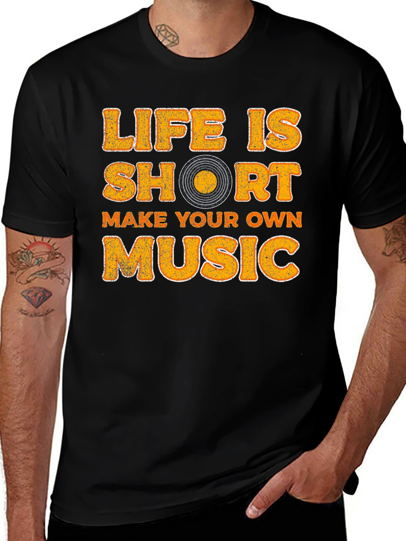 Life Is Short Make Your Own Music T-Shirt