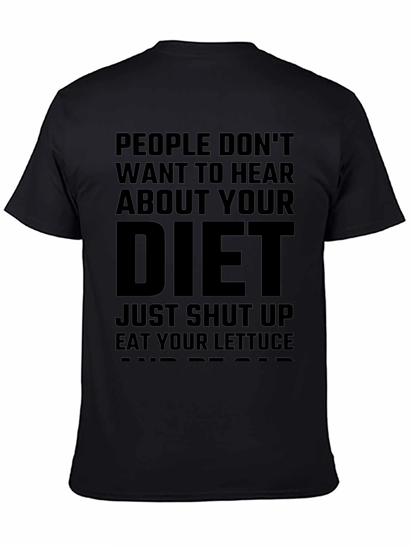 Funny Diet T-Shirt - Lettuce & Peace