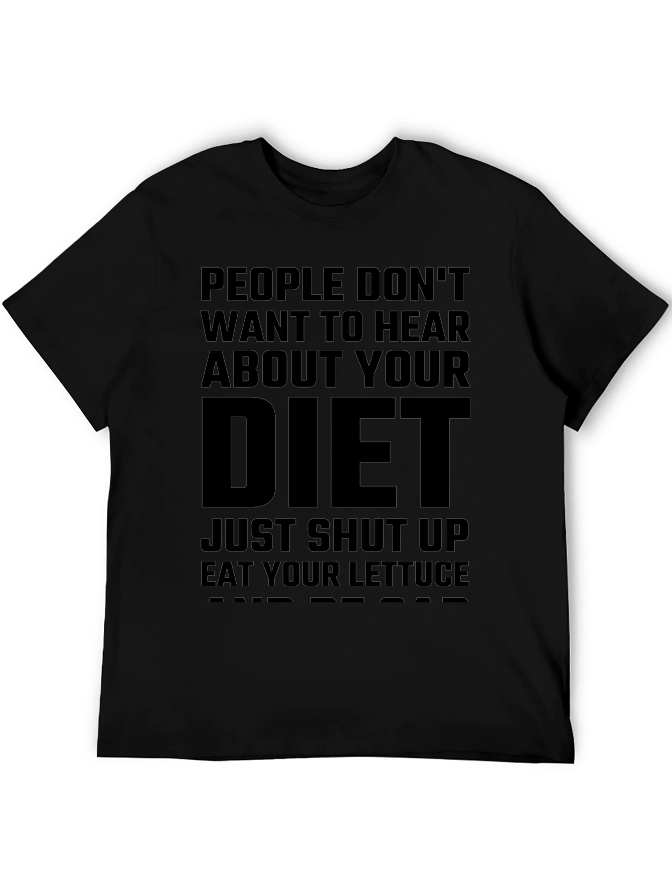 Funny Diet T-Shirt - Lettuce & Peace