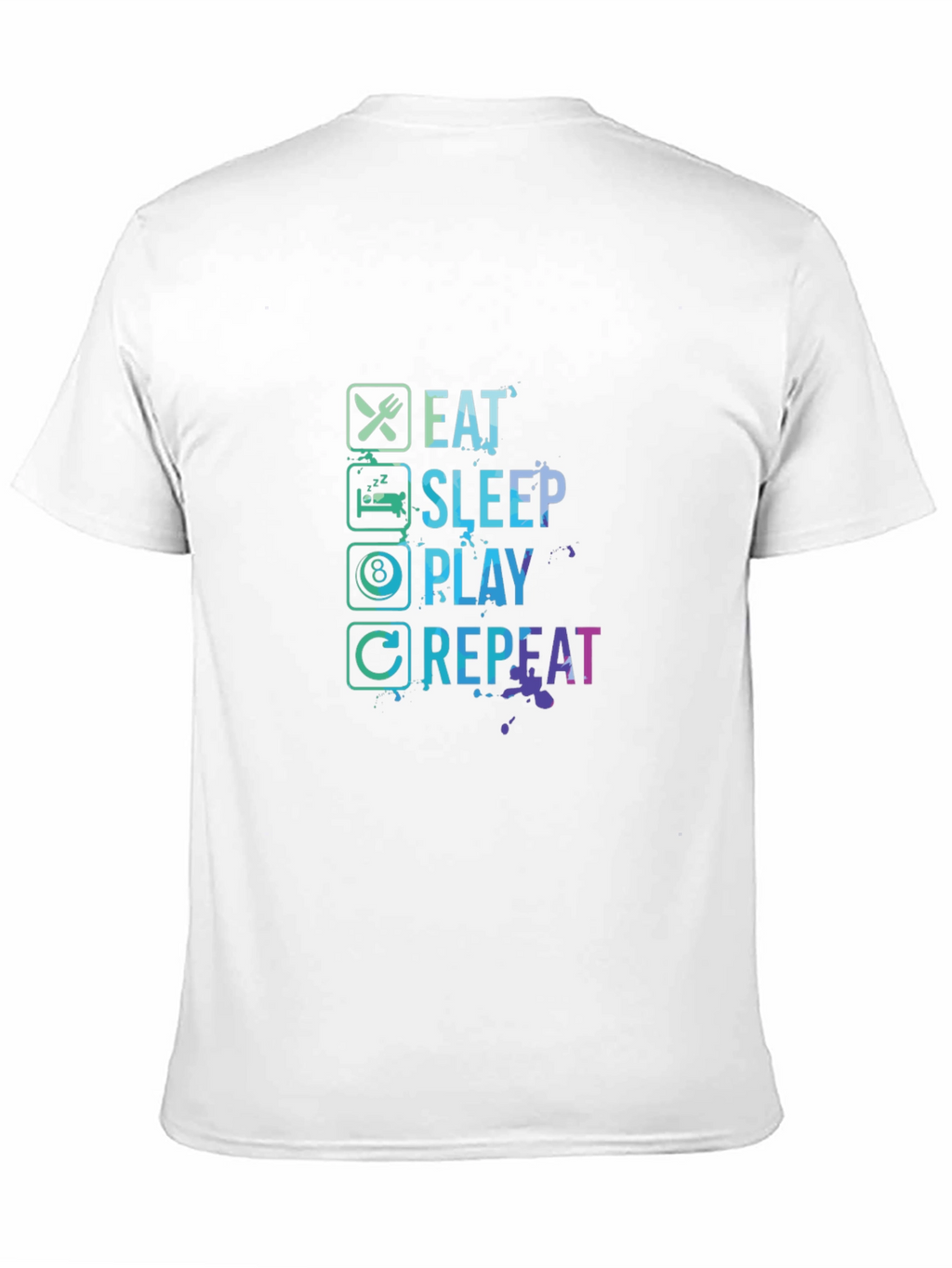 Eat Sleep Play Repeat Graphic Tee