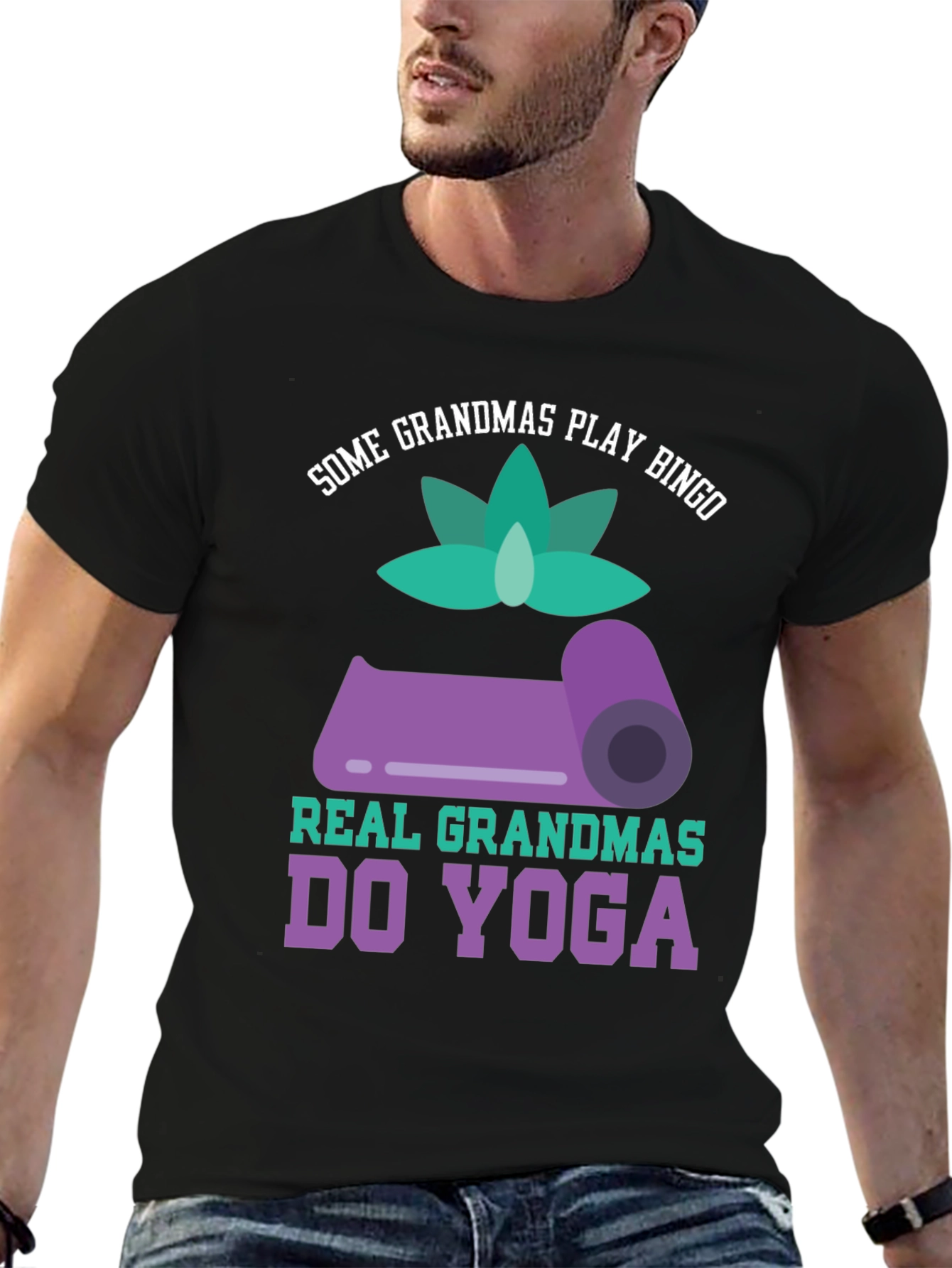 Grandma Yoga T-Shirt - Bingo vs. Yoga