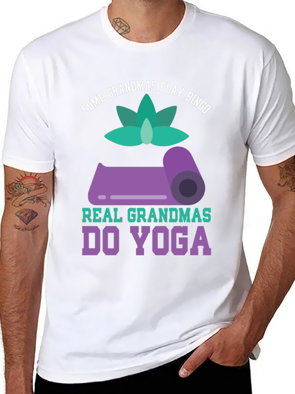Grandma Yoga T-Shirt - Bingo vs. Yoga