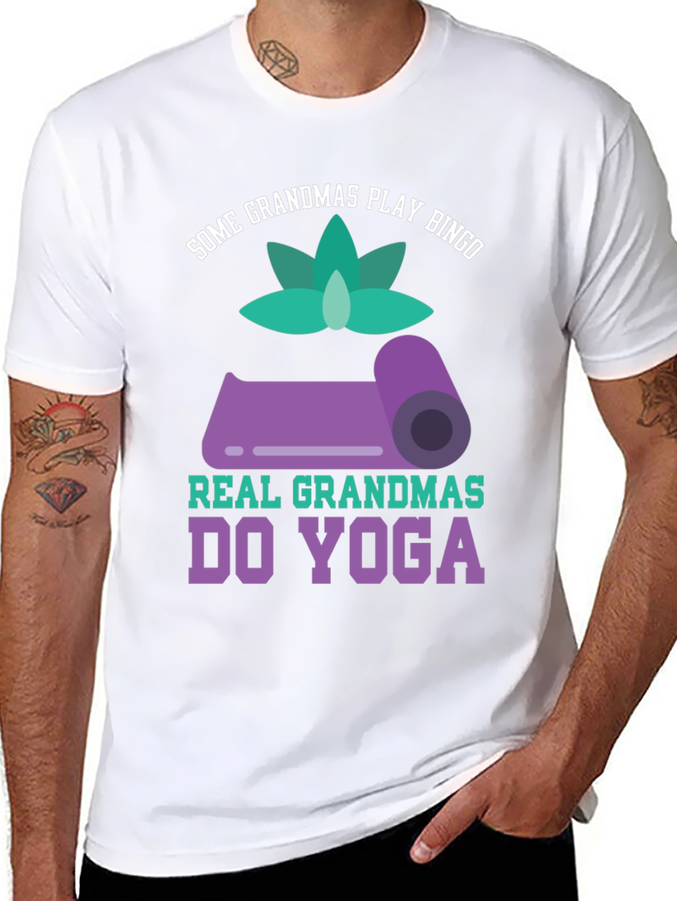 Grandma Yoga T-Shirt - Bingo vs. Yoga