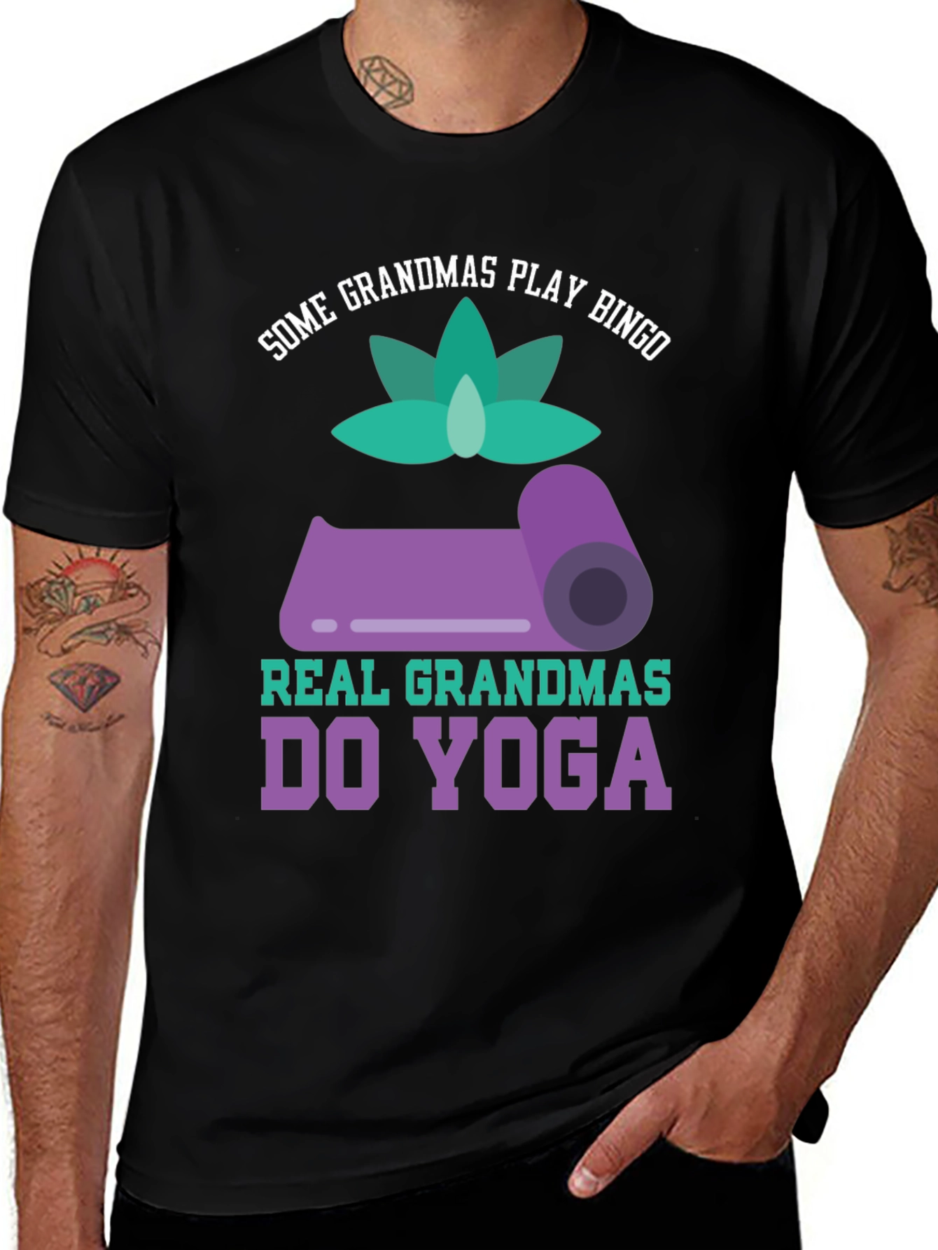 Grandma Yoga T-Shirt - Bingo vs. Yoga