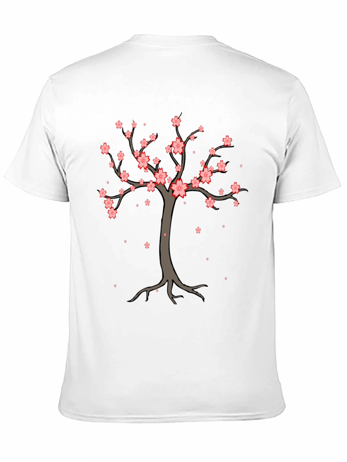 Cherry Blossom Tree Graphic Tee - Stylish Casual Wear