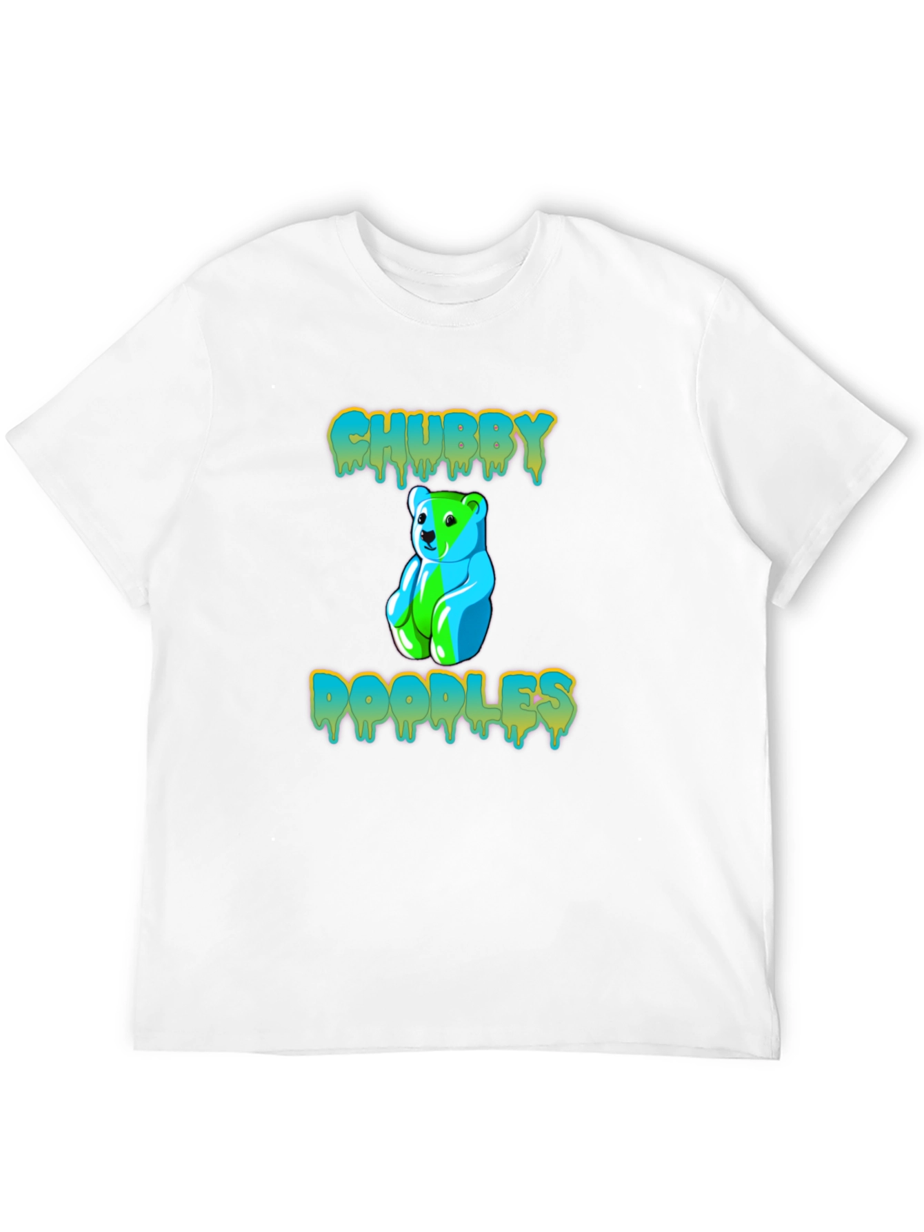 Chubby Doodles Gummy Bear Graphic T-Shirt