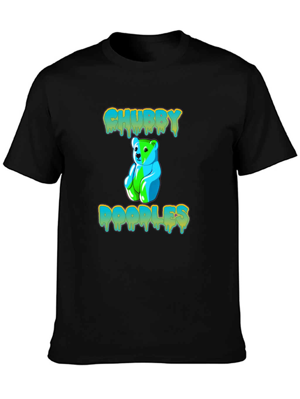 Chubby Doodles Gummy Bear Graphic T-Shirt