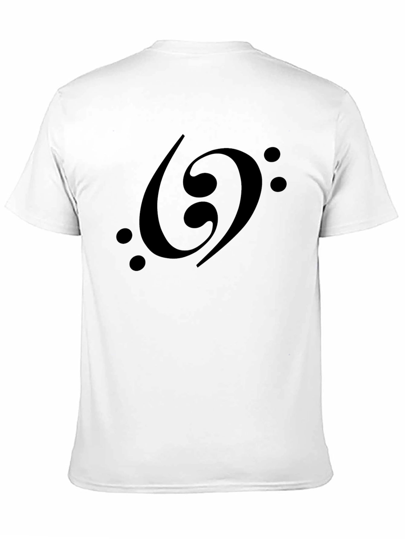 Bass Clef Graphic Tee - Musical Style