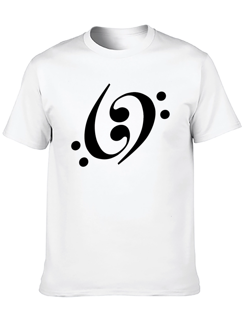 Bass Clef Graphic Tee - Musical Style