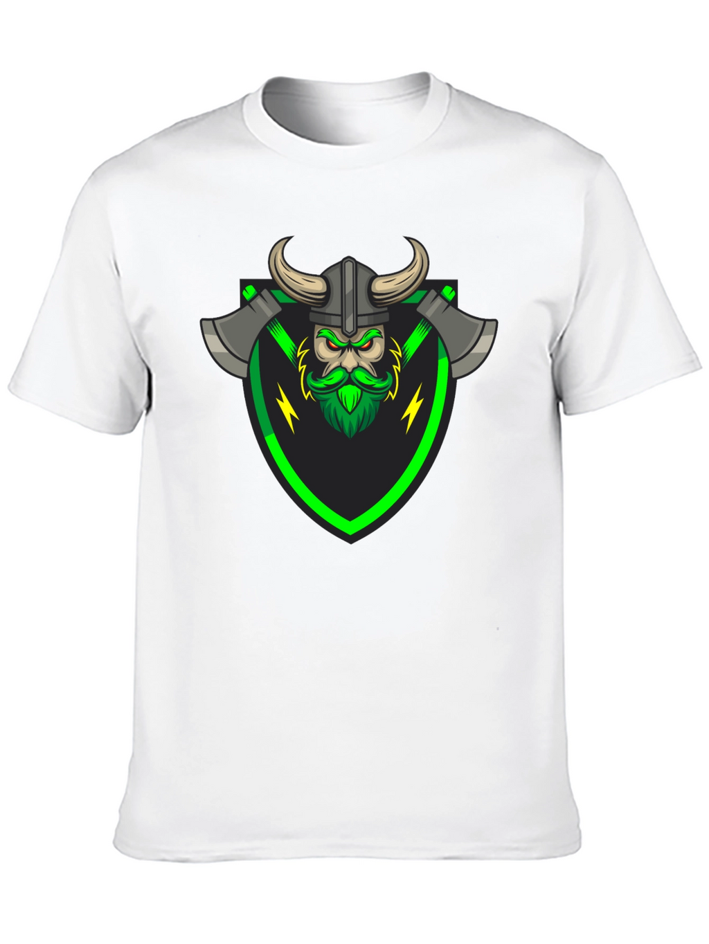Viking Warrior Graphic Tee - Black T-Shirt