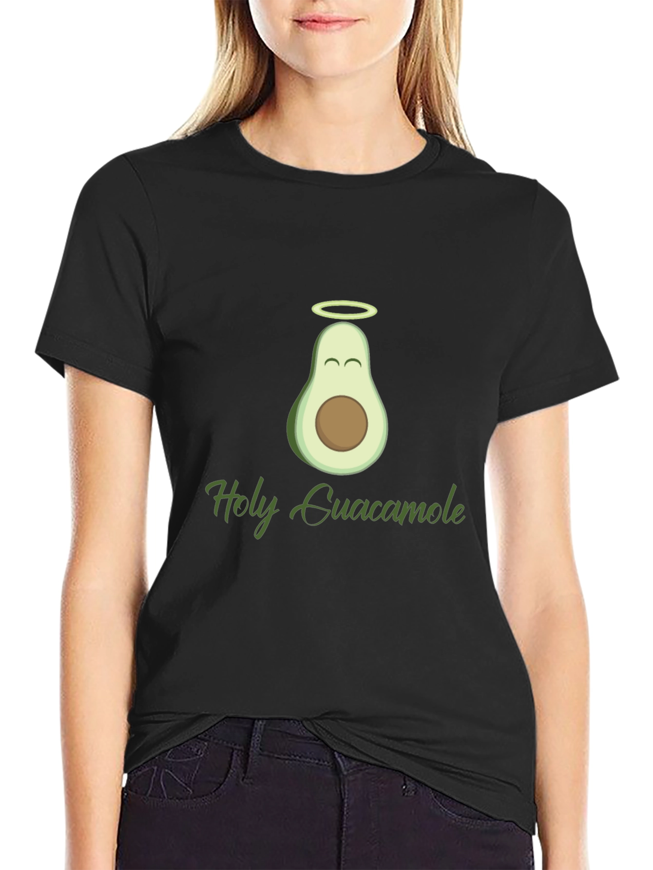 Holy Guacamole Black T-Shirt