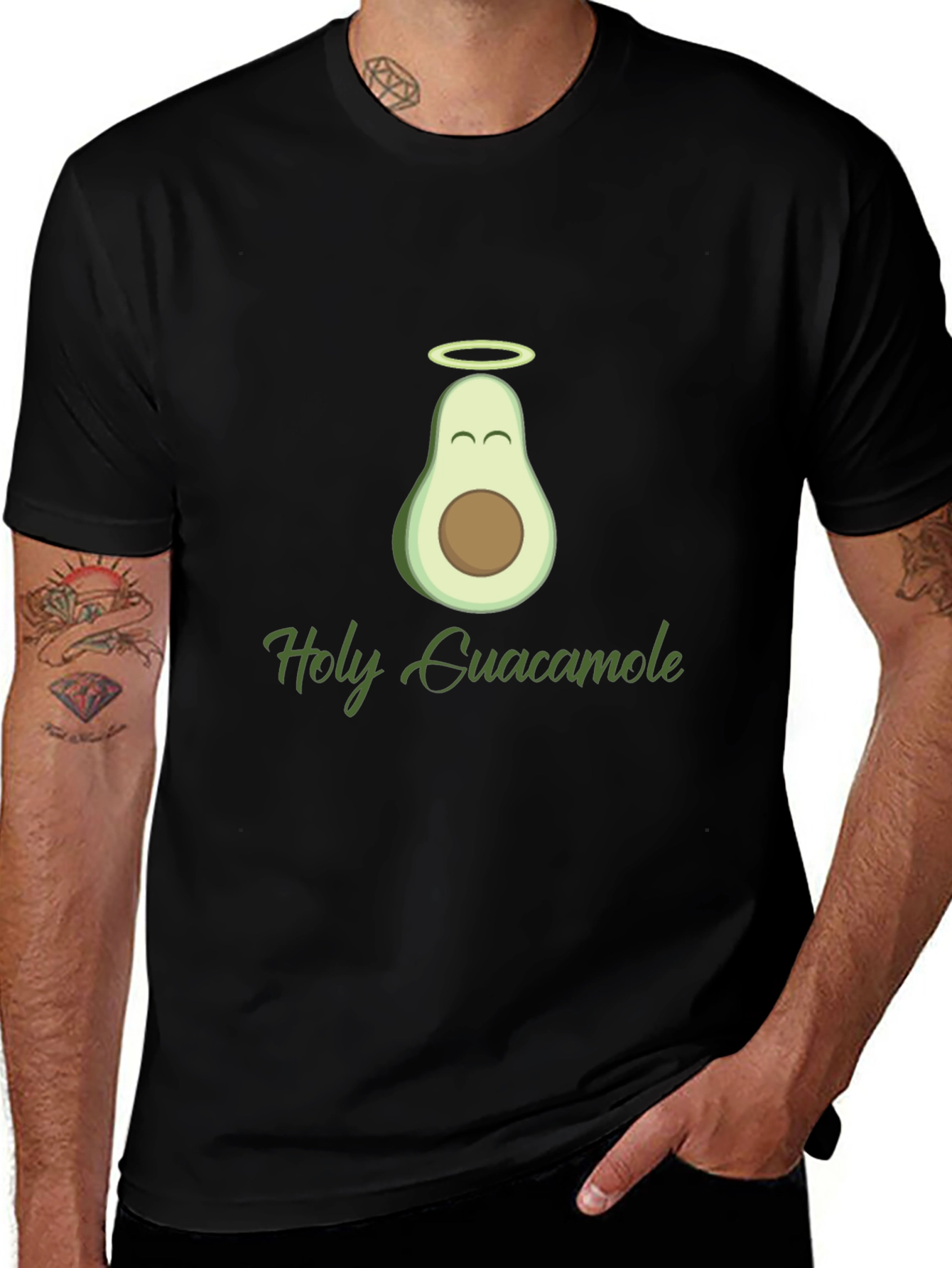 Holy Guacamole Black T-Shirt