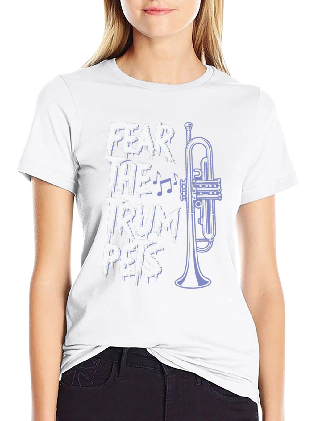 Fear the Trumpets Graphic Tee - Band Humor