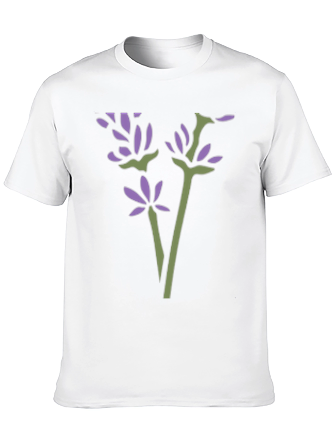 Floral Graphic Tee - Black Casual Shirt