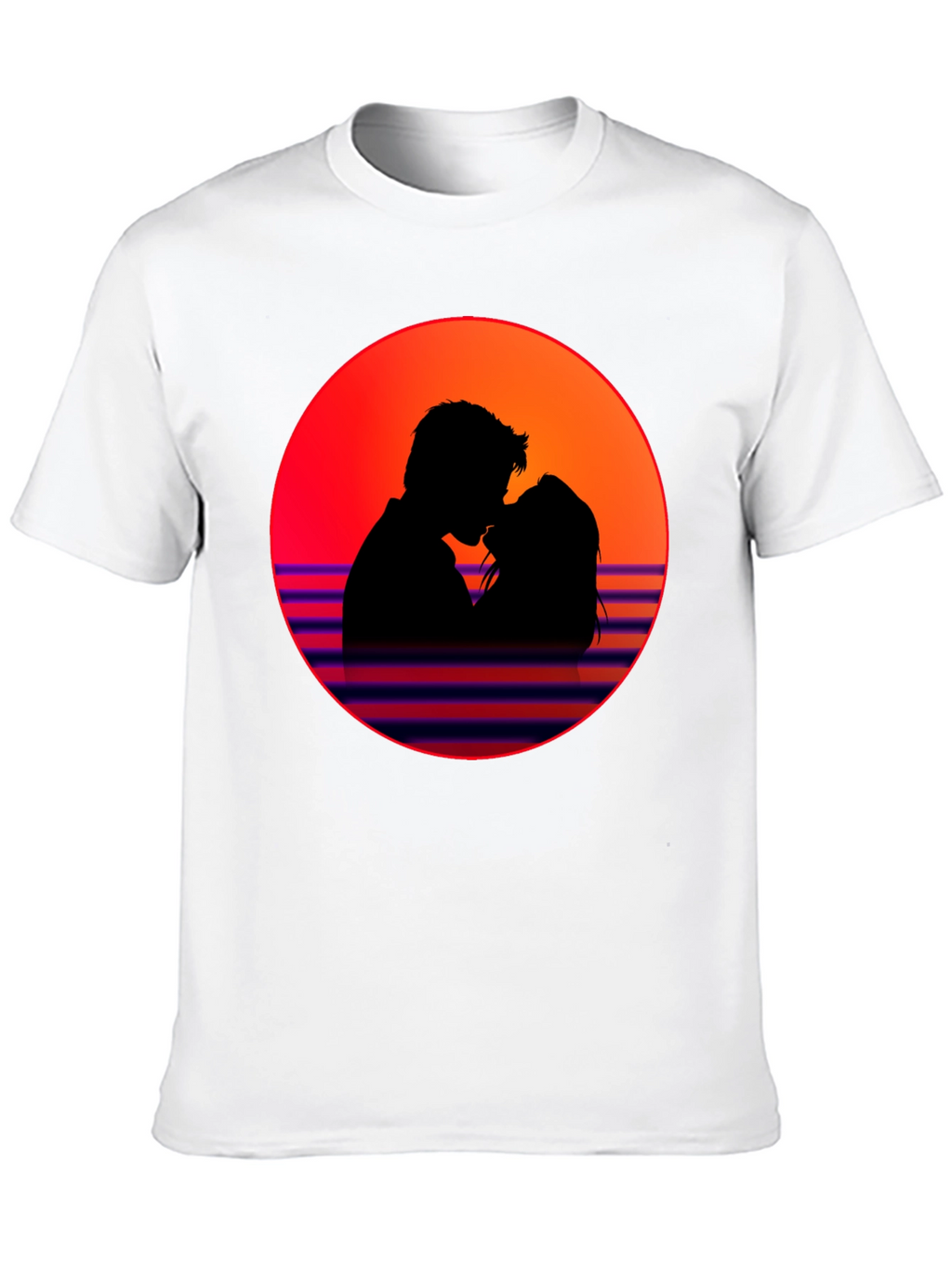 Romantic Retro Silhouette T-Shirt
