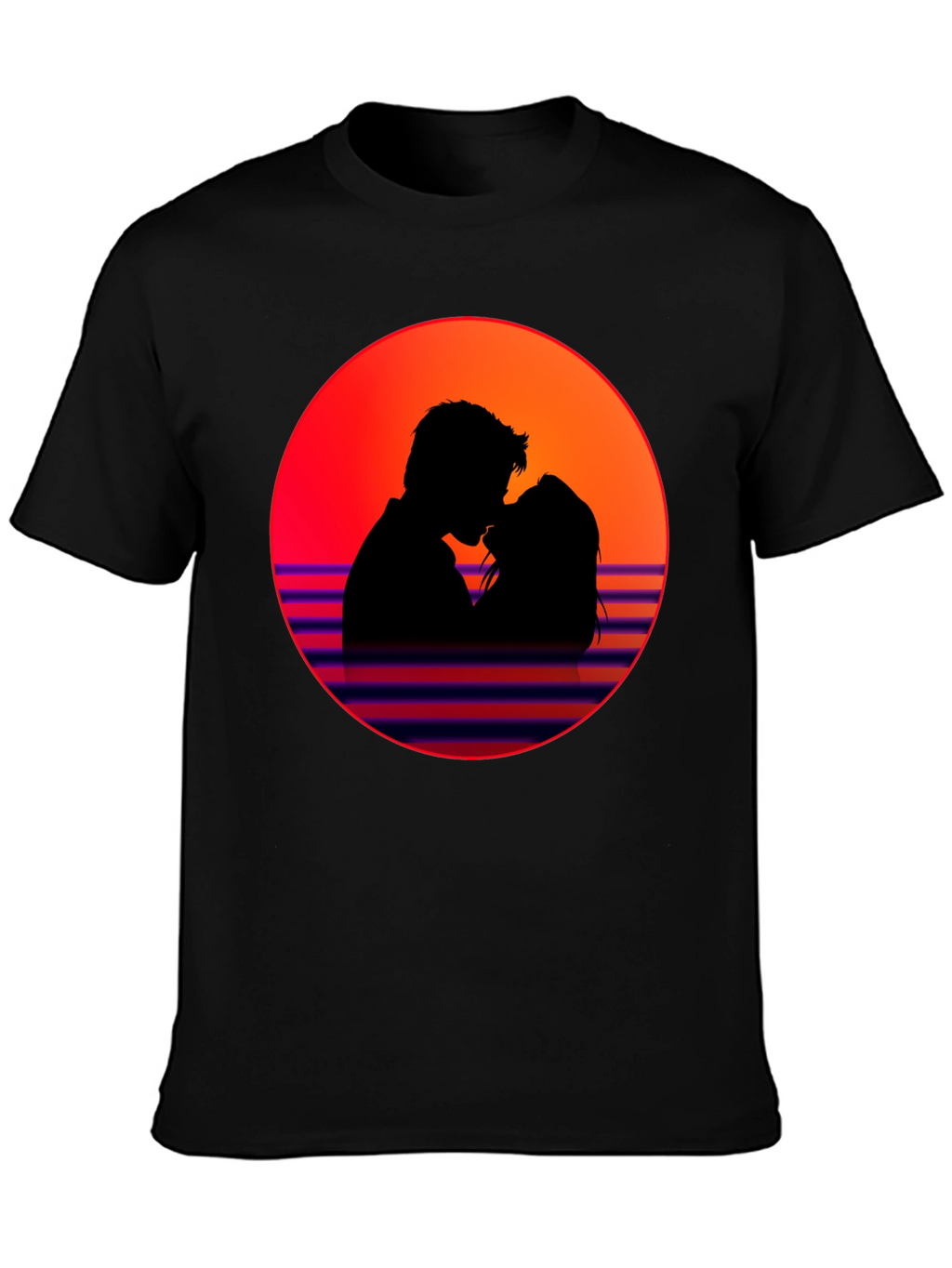Romantic Retro Silhouette T-Shirt