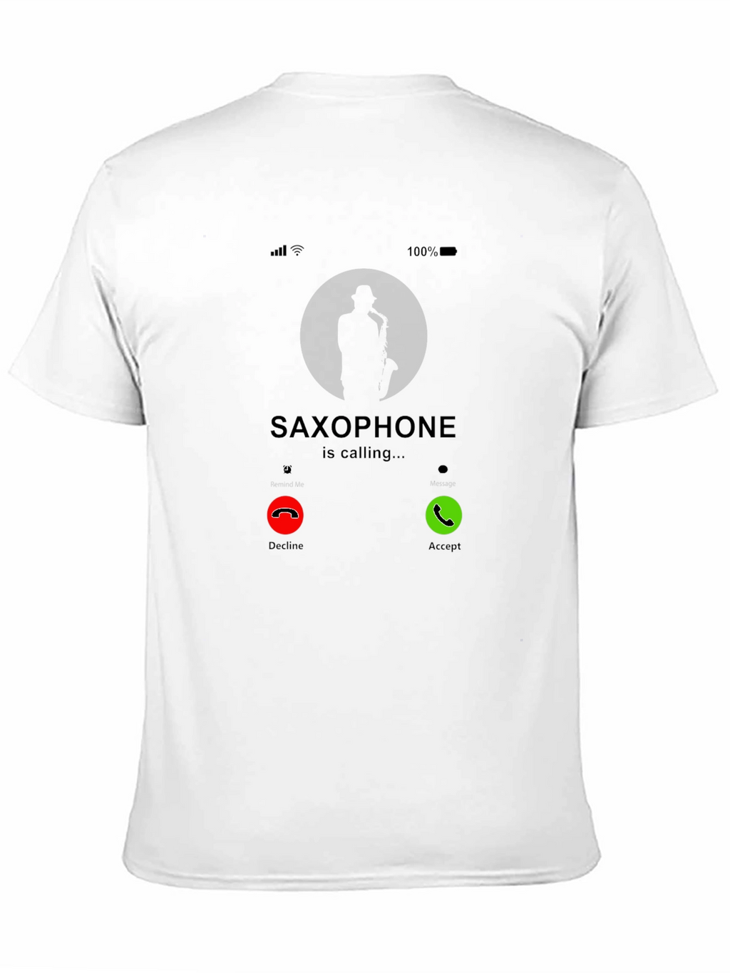 Saxophone Calling T-Shirt - Music Lover Tee