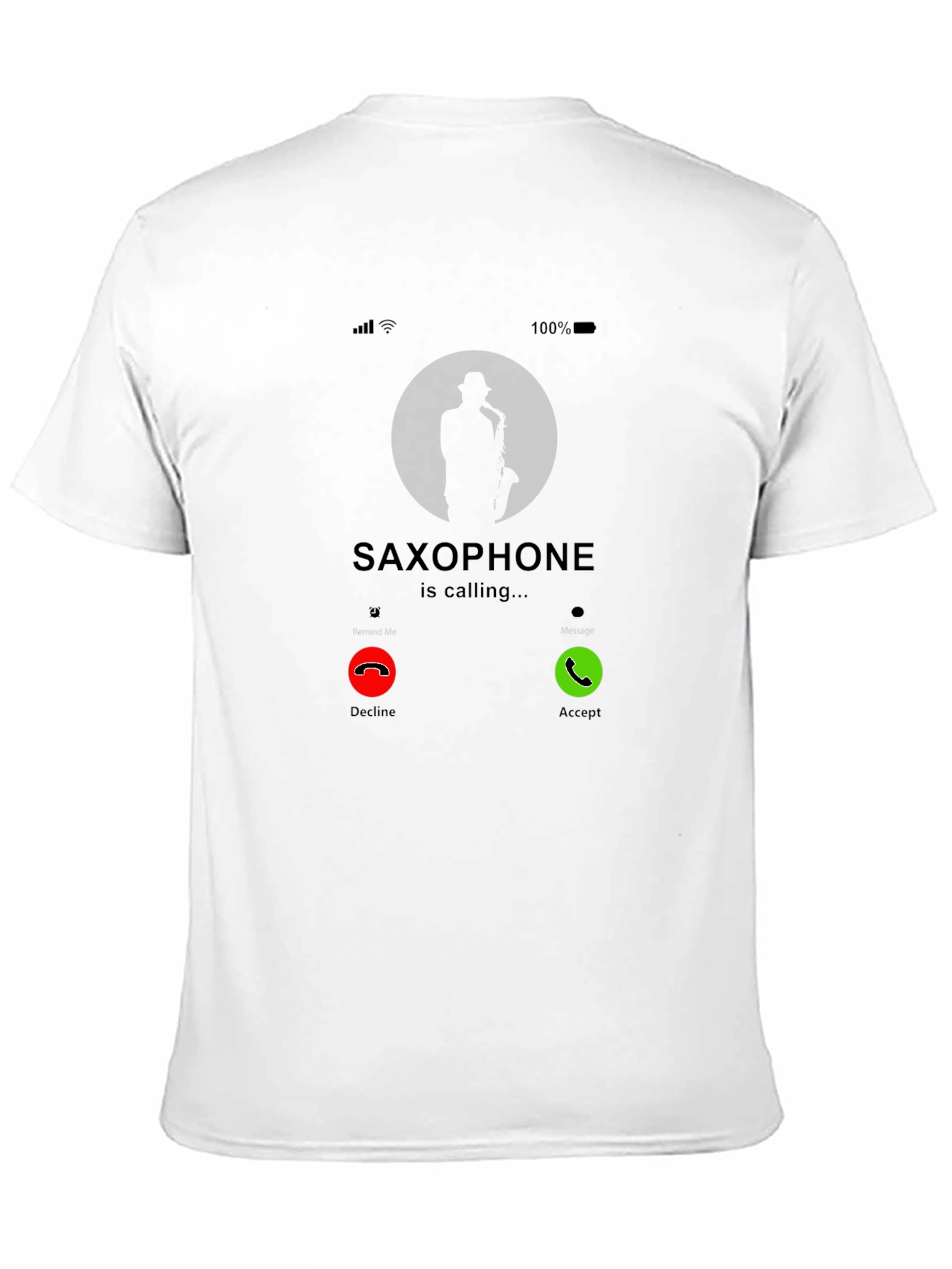 Saxophone Calling T-Shirt - Music Lover Tee