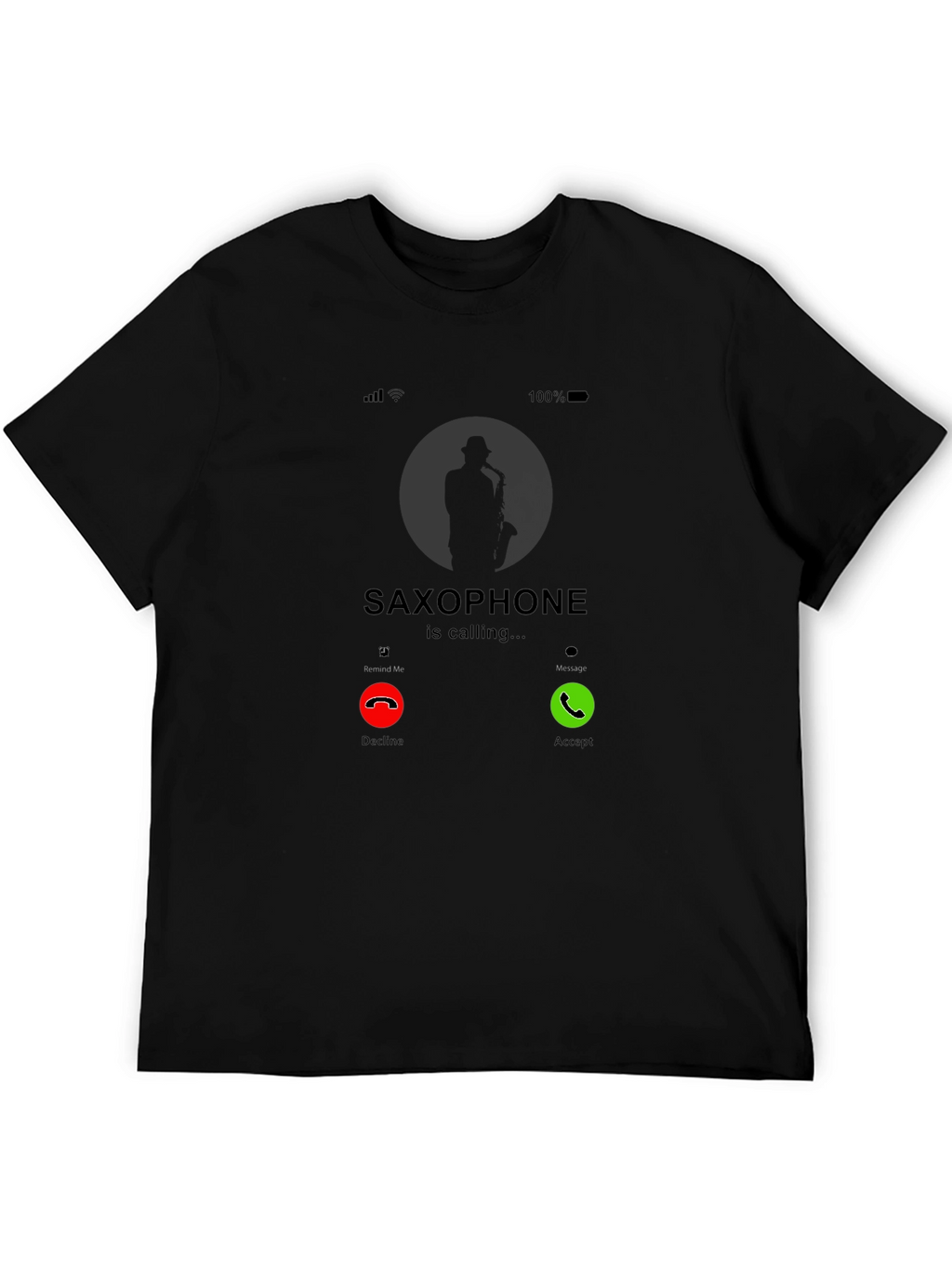 Saxophone Calling T-Shirt - Music Lover Tee