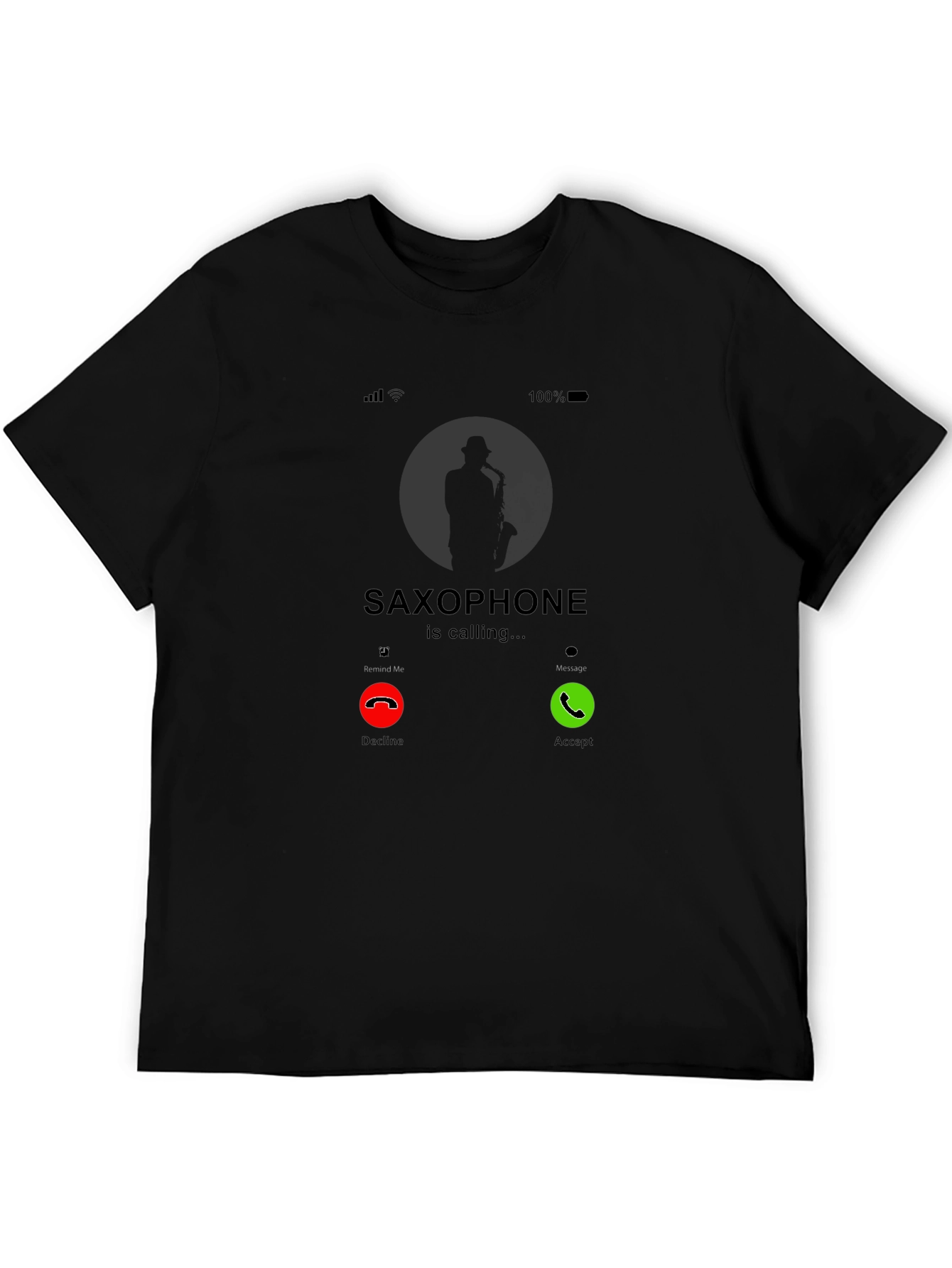 Saxophone Calling T-Shirt - Music Lover Tee