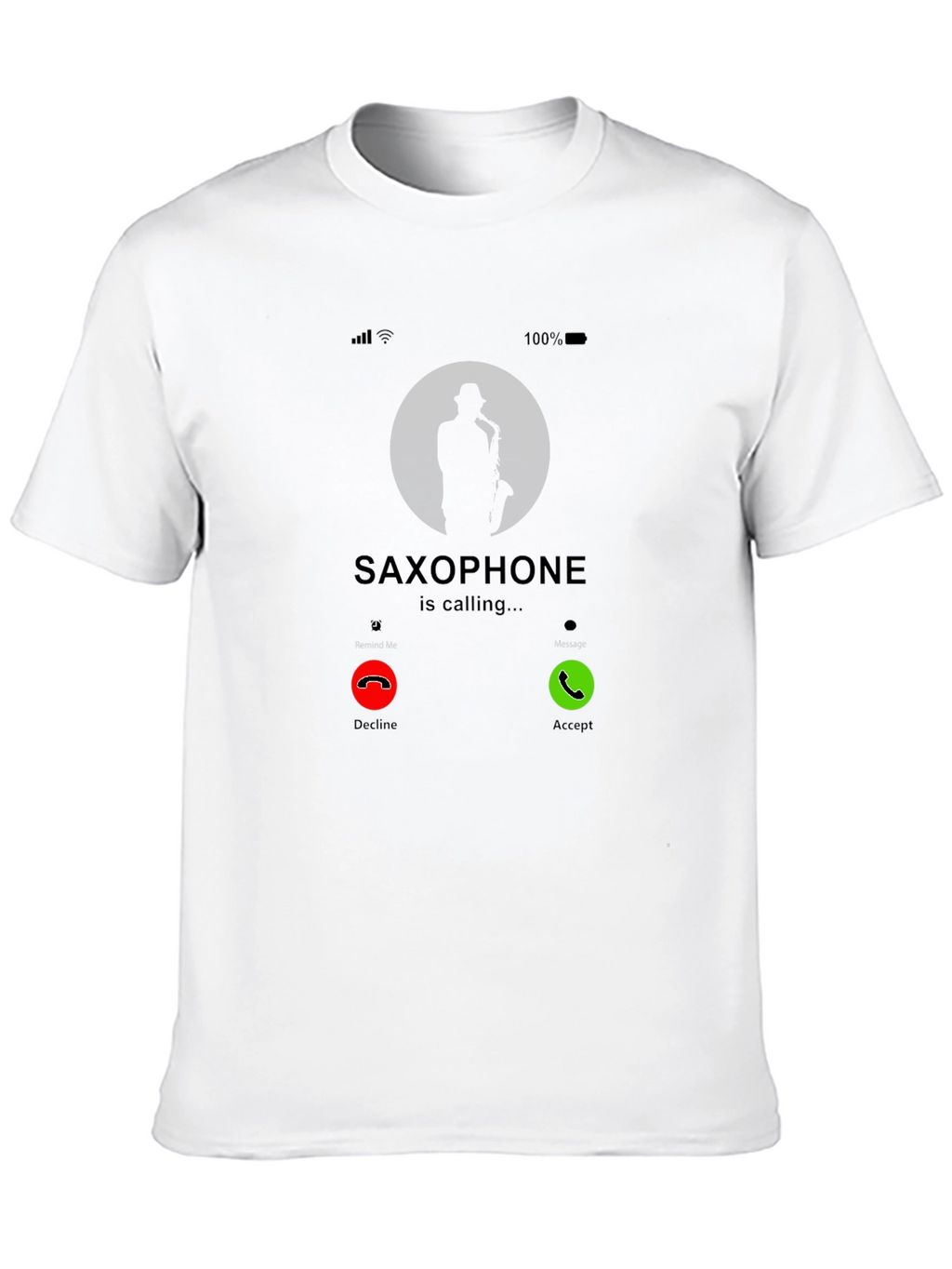 Saxophone Calling T-Shirt - Music Lover Tee