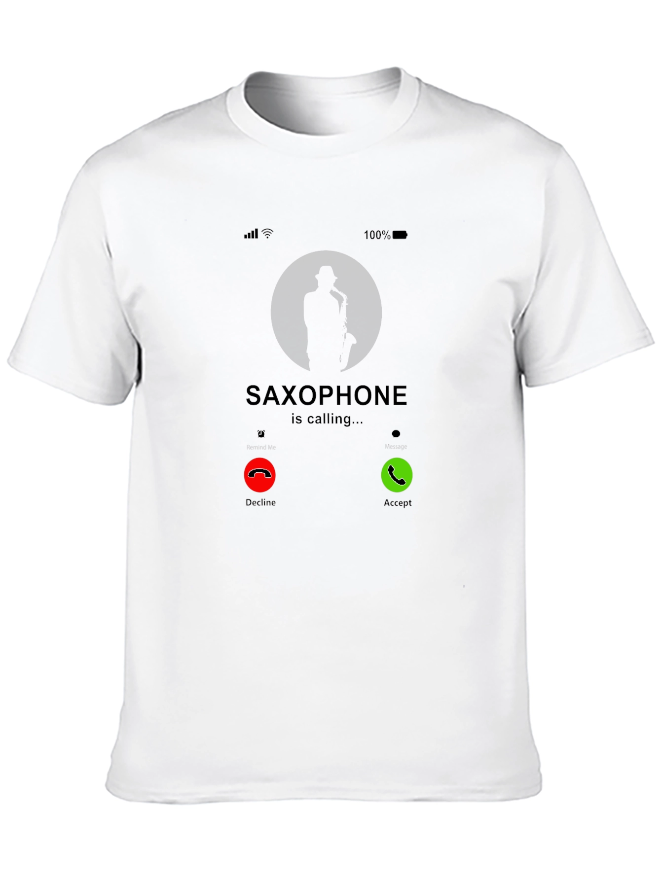 Saxophone Calling T-Shirt - Music Lover Tee