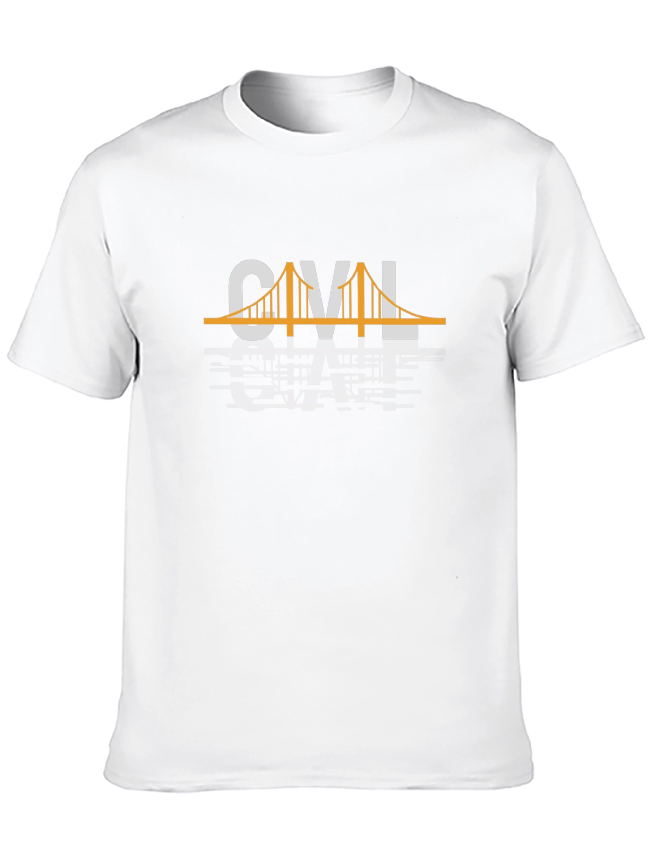 Civil Engineering Bridge T-Shirt - Black