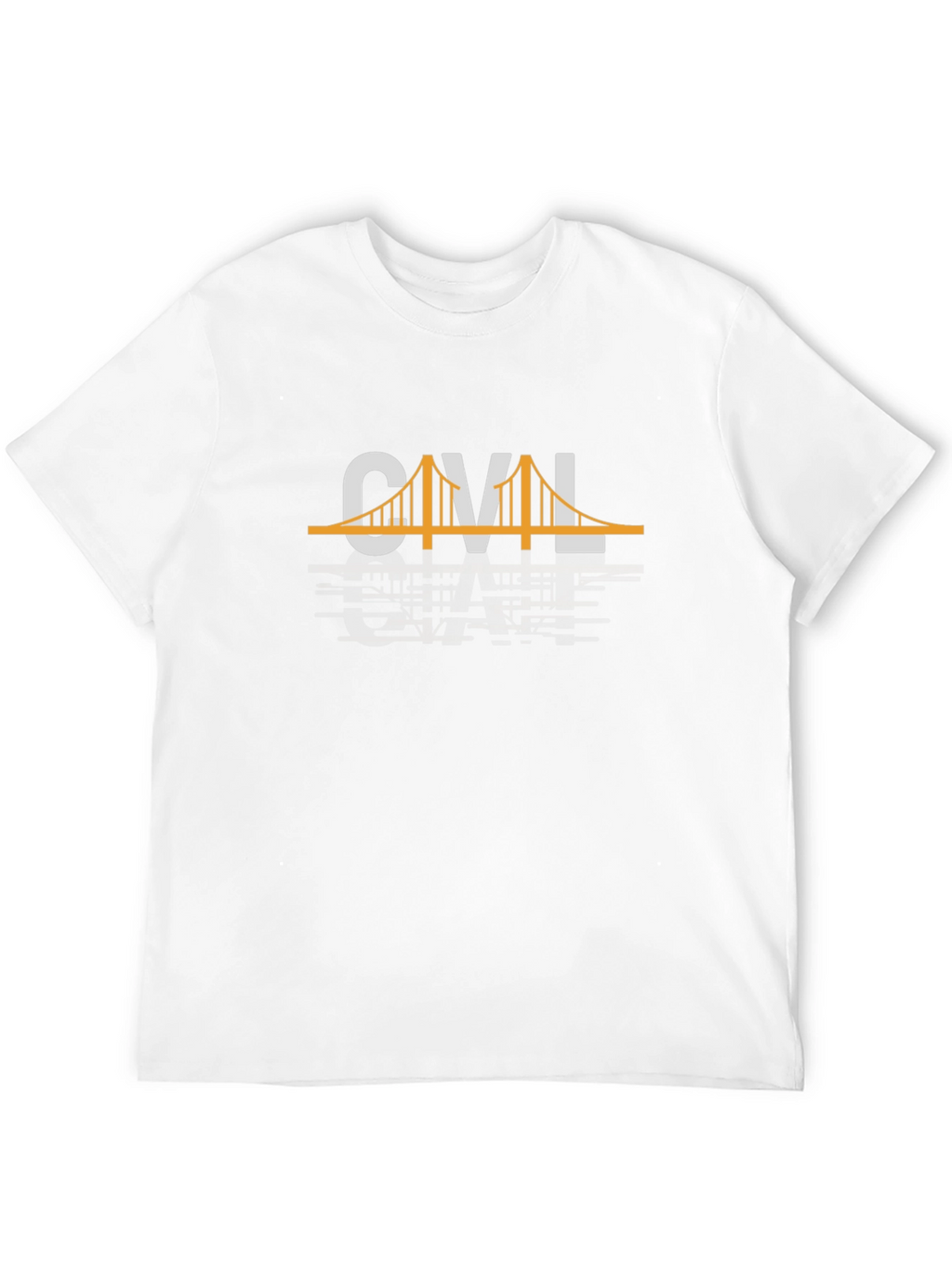 Civil Engineering Bridge T-Shirt - Black