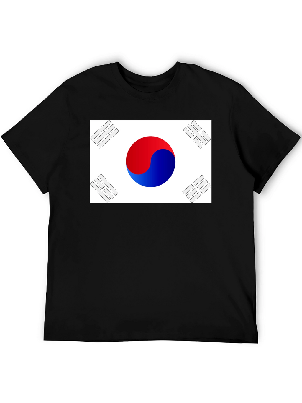 South Korea Flag Graphic T-Shirt