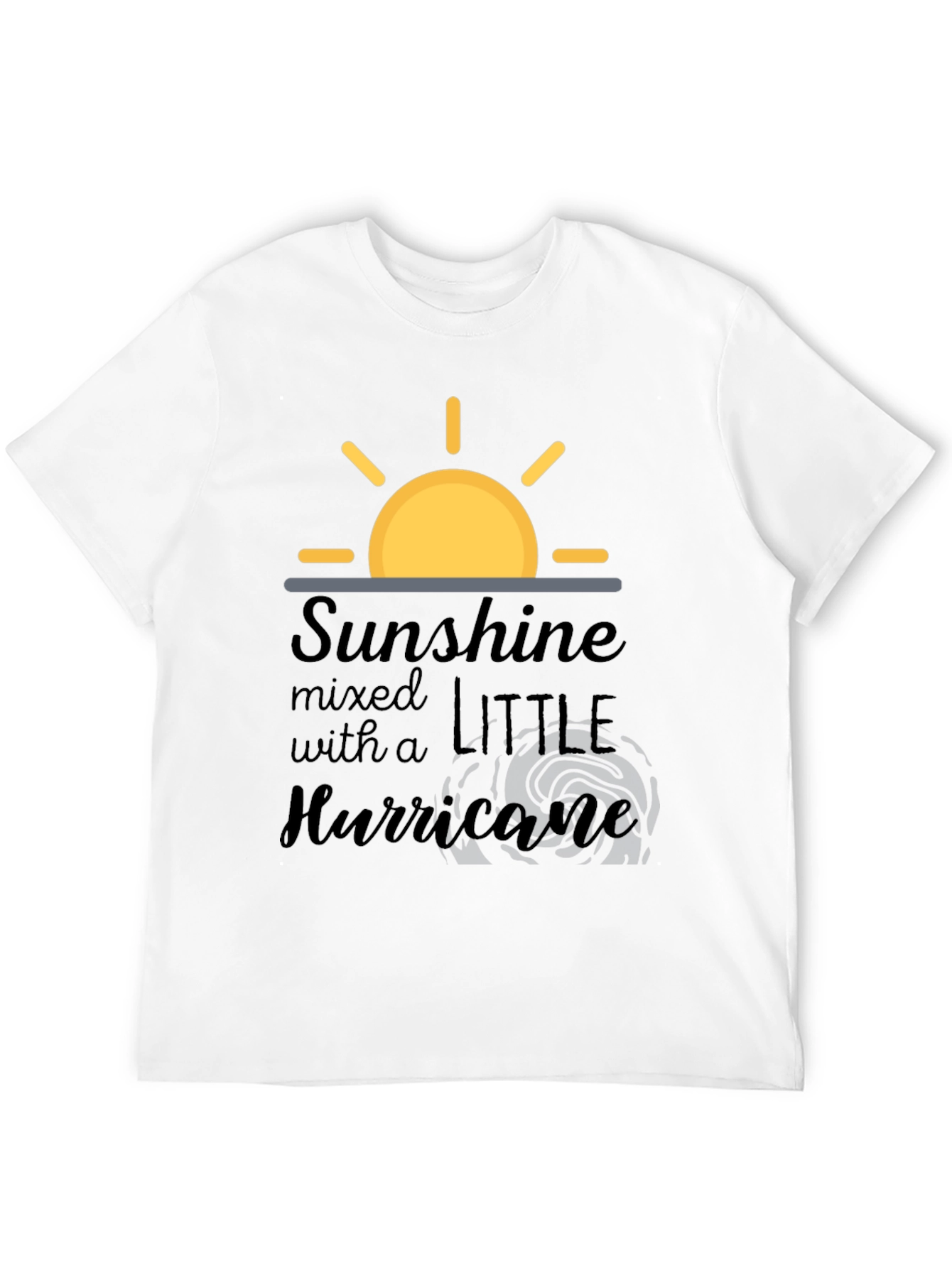 Sunshine and Hurricane Black T-Shirt
