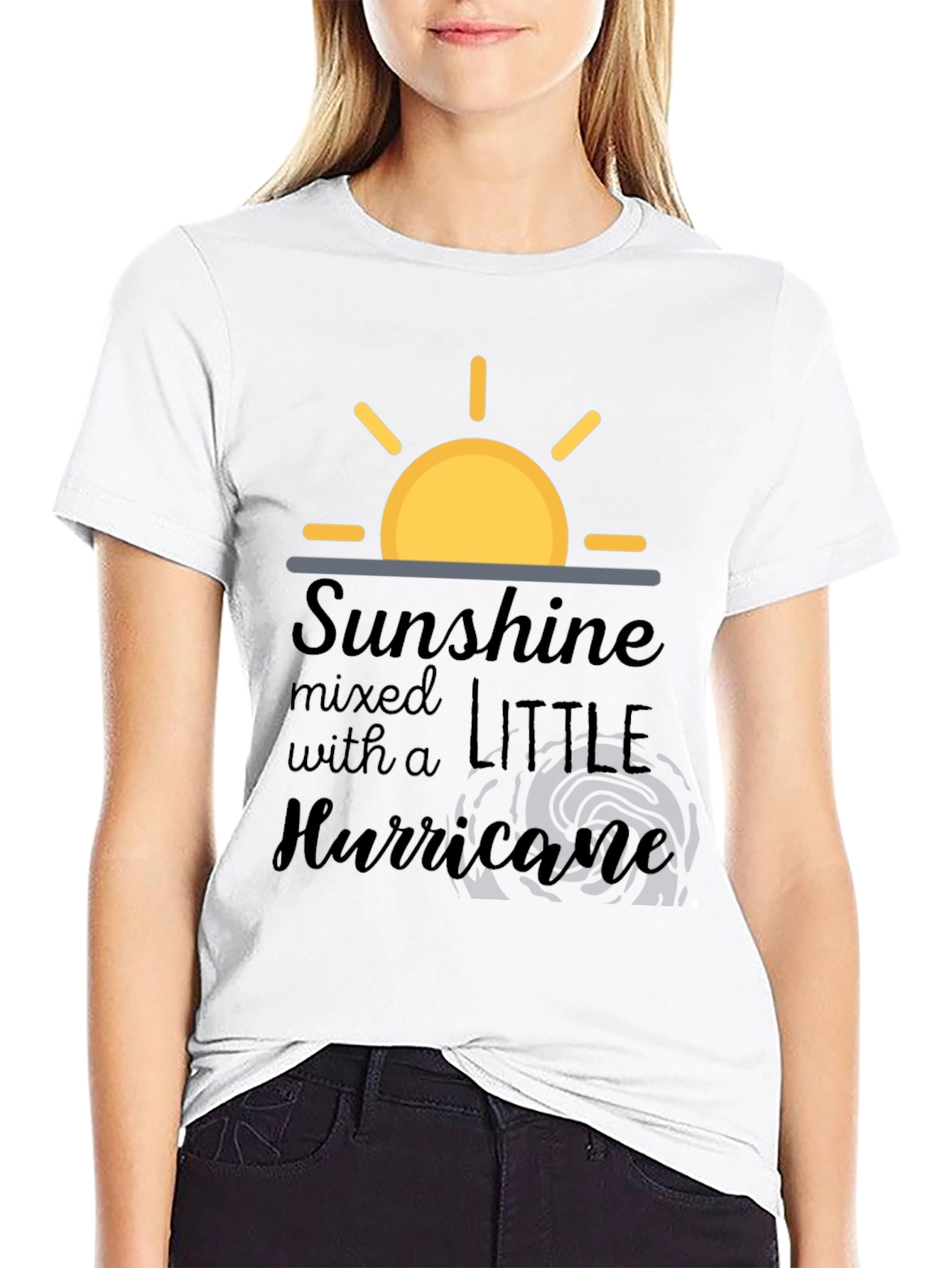 Sunshine and Hurricane Black T-Shirt