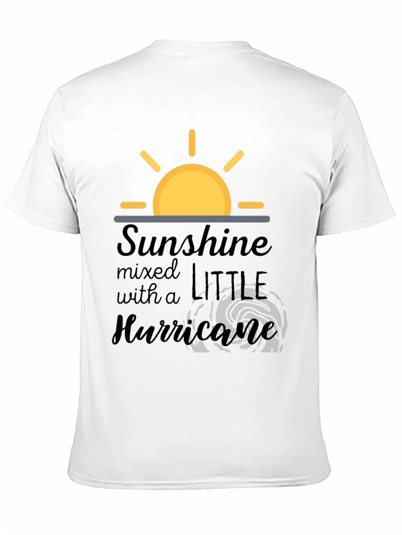 Sunshine and Hurricane Black T-Shirt