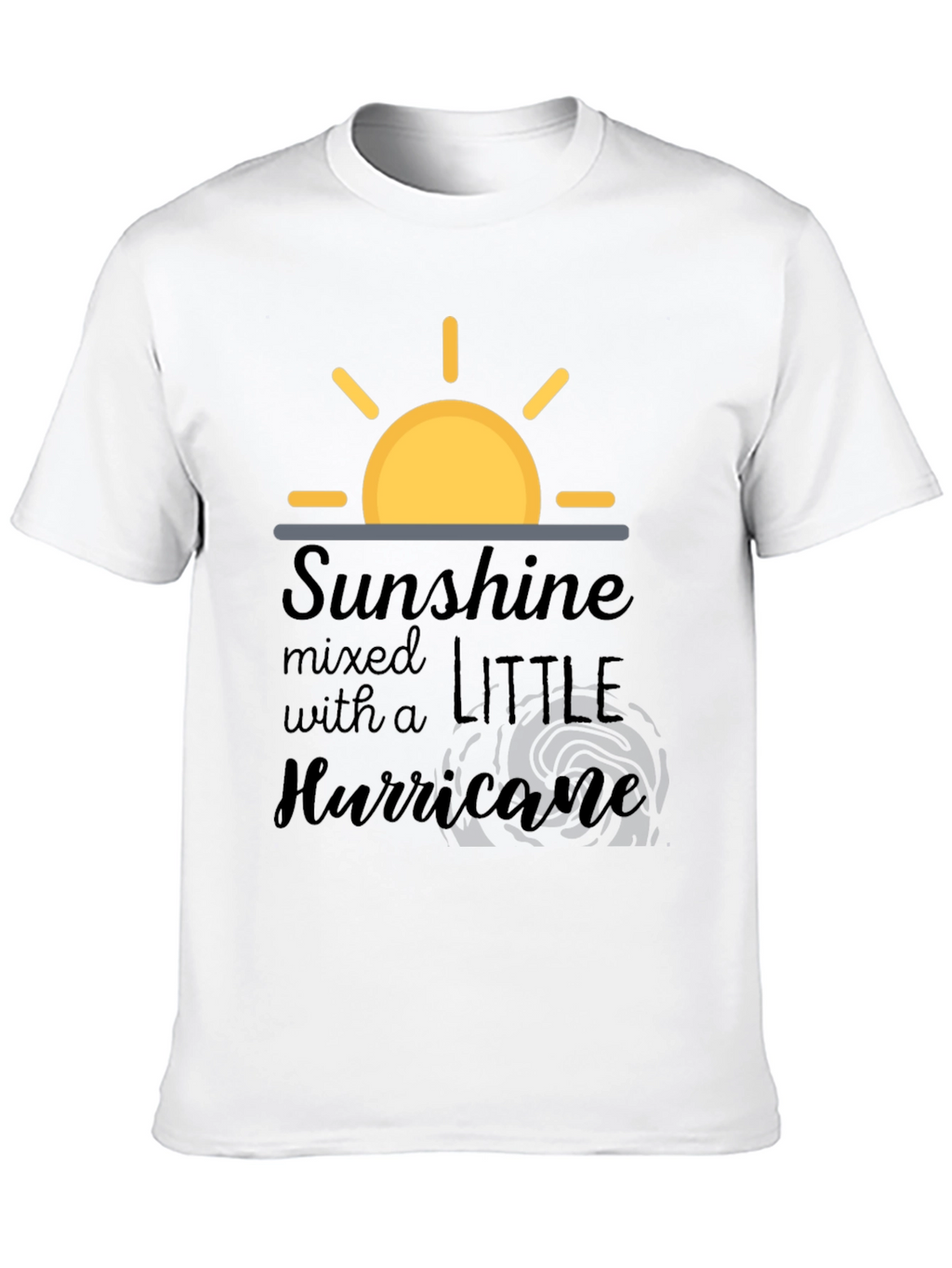Sunshine and Hurricane Black T-Shirt