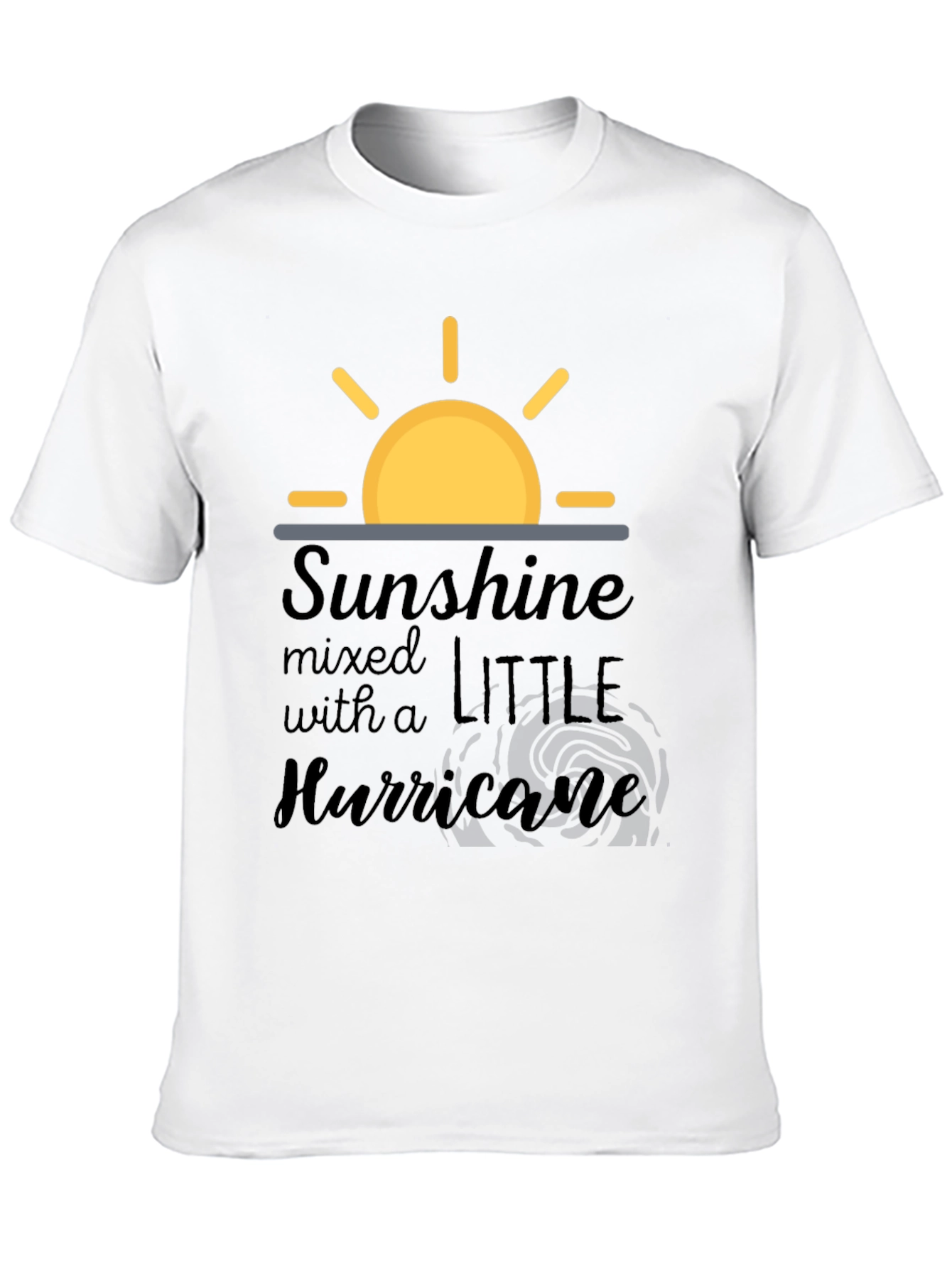 Sunshine and Hurricane Black T-Shirt