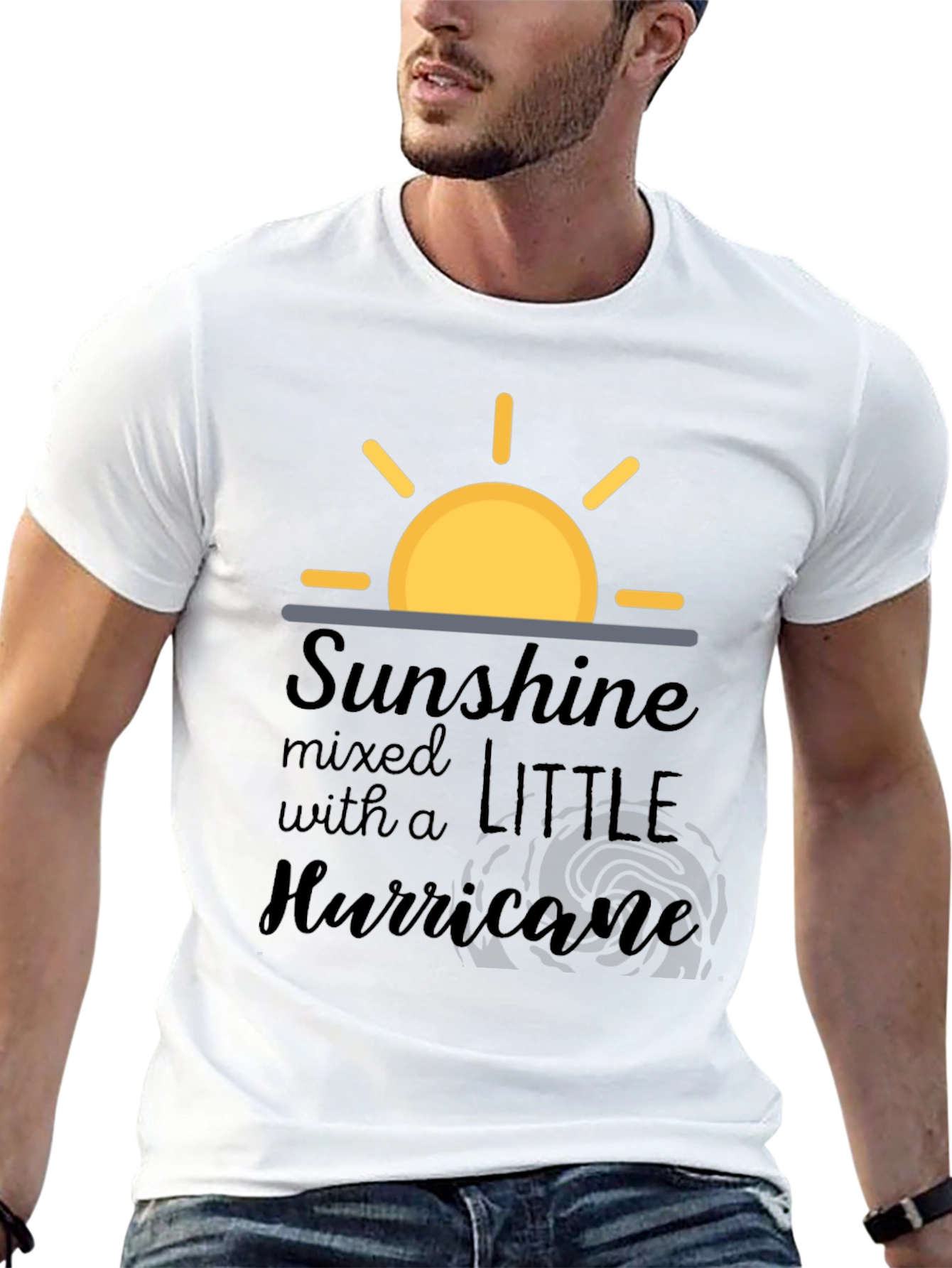 Sunshine and Hurricane Black T-Shirt