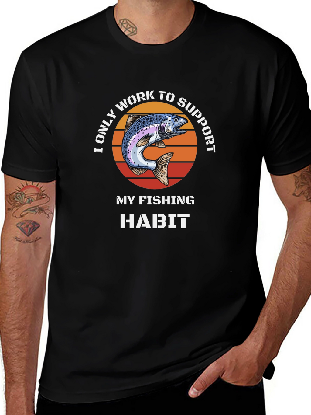 Fishing Habit Graphic Tee