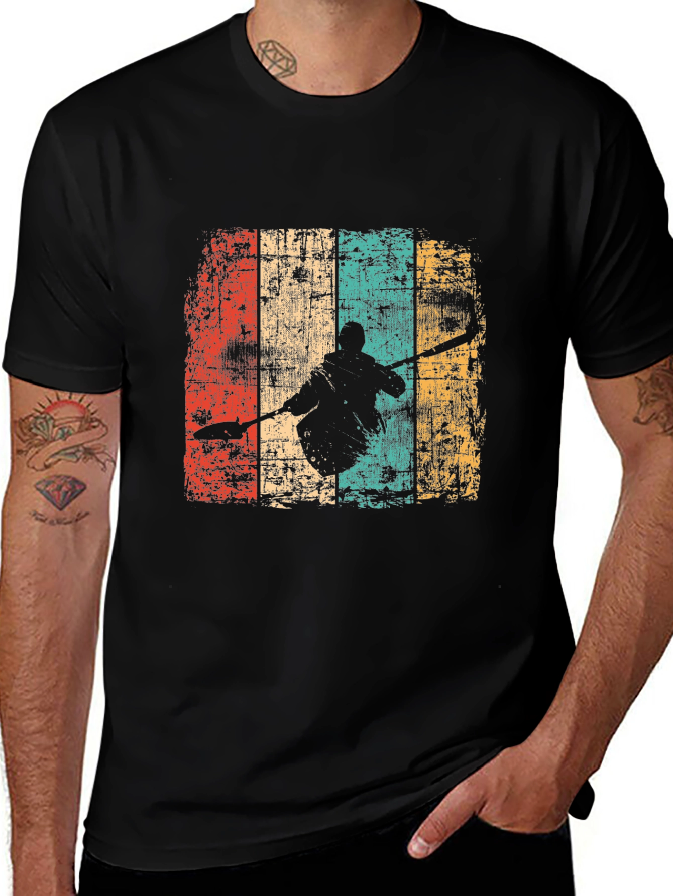 Retro Kayak T-Shirt - Vintage Style