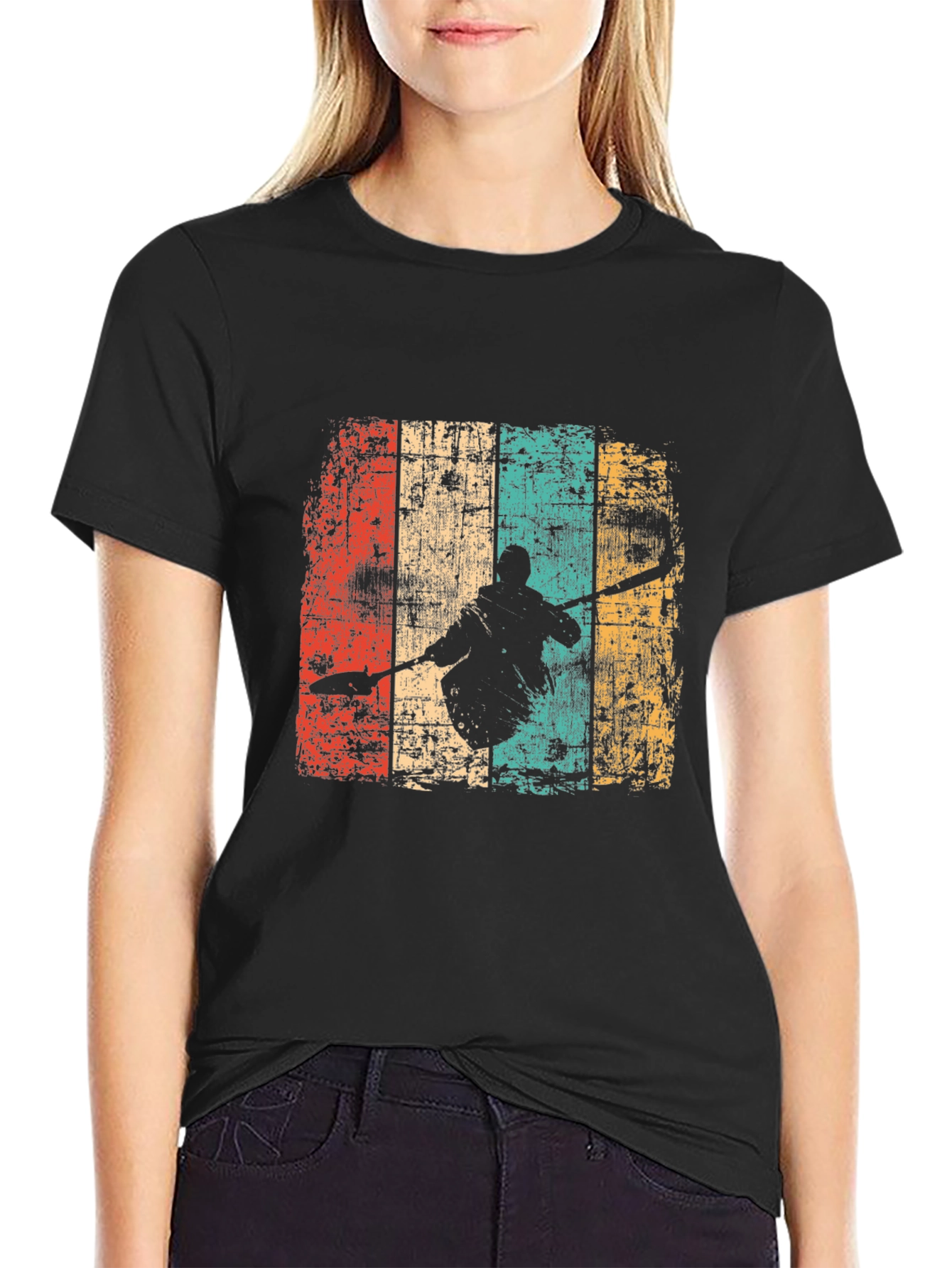 Retro Kayak T-Shirt - Vintage Style