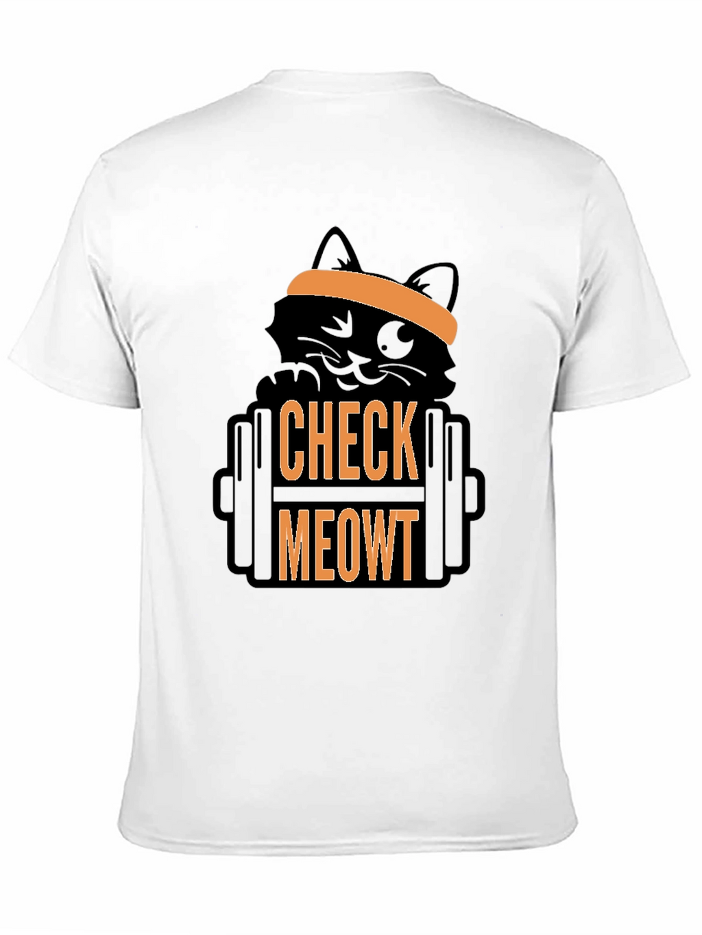 Check Meowt T-Shirt - Gym Cat Workout Tee